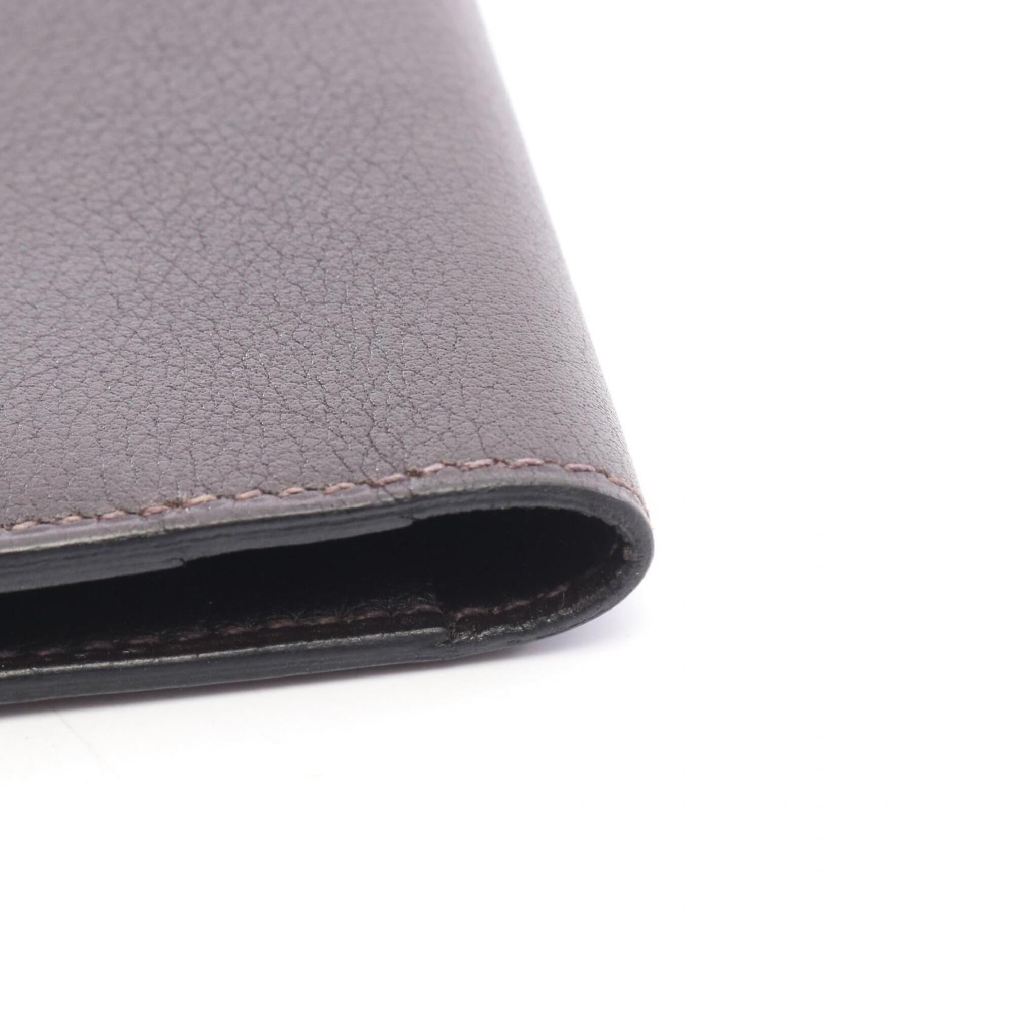 Hermes Brown Swift Leather Long Wallet (Bi-Fold) (Pre-Owned)