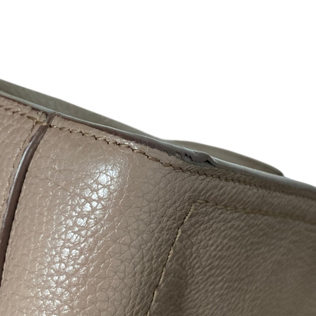 Salvatore Ferragamo Beige Leather Tote Bag (Pre-Owned)