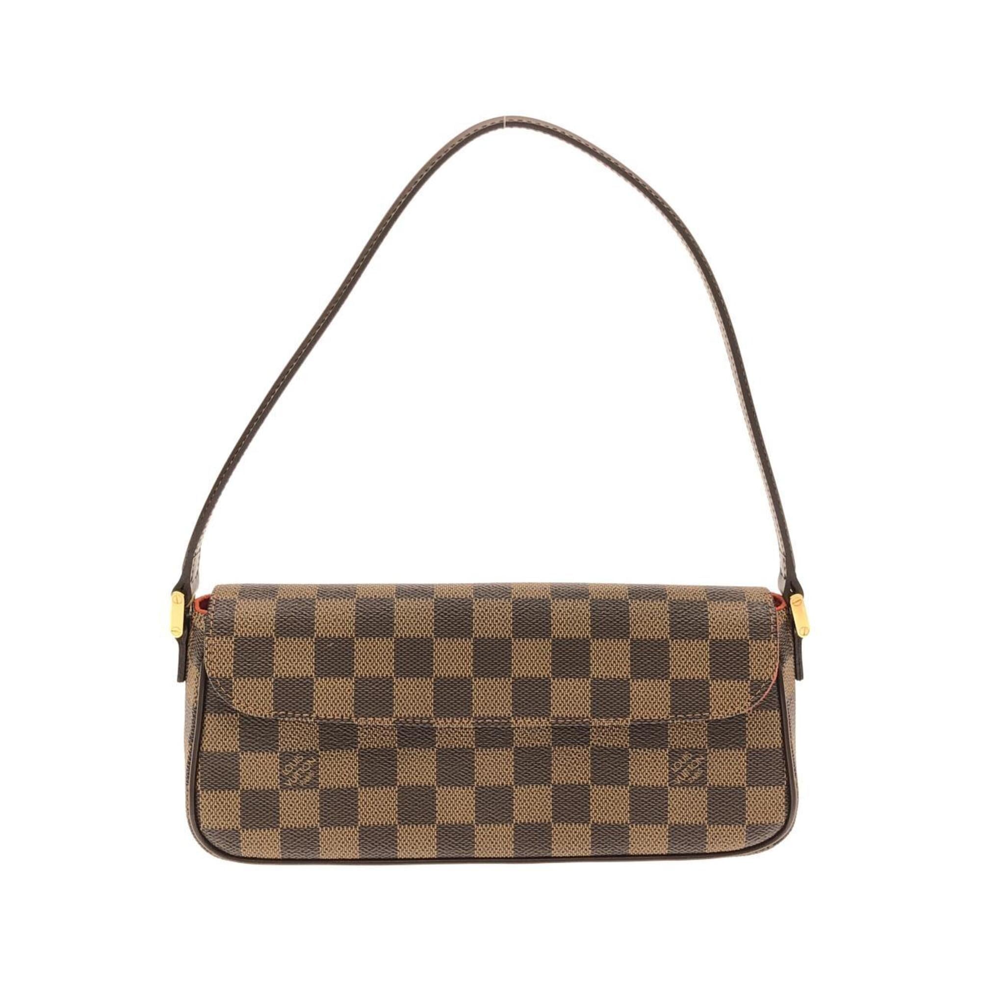 Louis Vuitton Damier Canvas Ebene Coated Canvas Shoulder Bag (Pre-Owned)