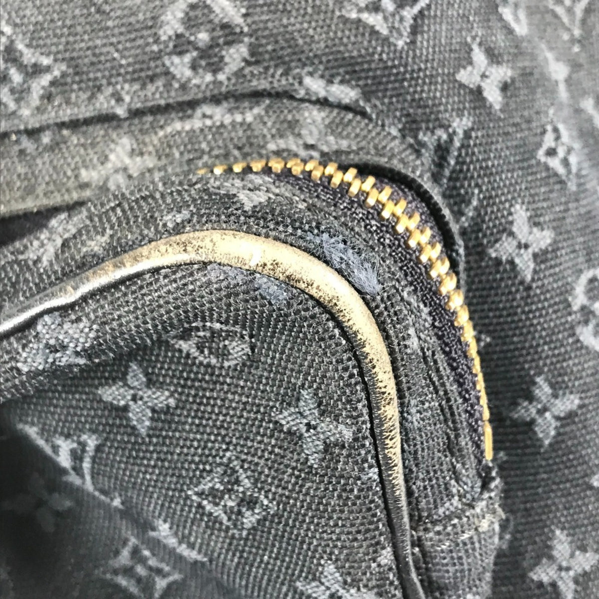 Louis Vuitton Monogram Denim Blue Tst Blue Monogram Denim Backpack (Pre-Owned)