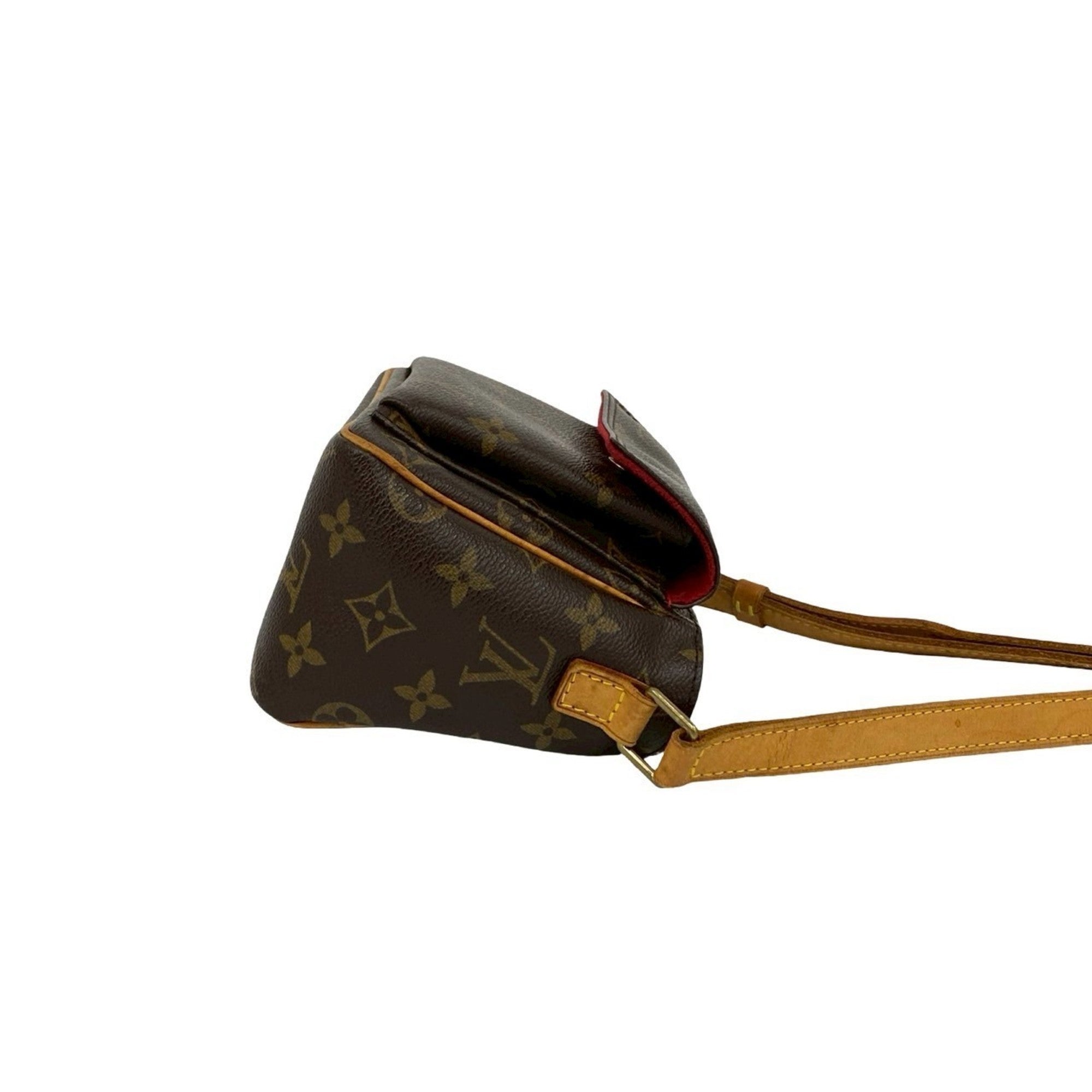 Louis Vuitton Brown Leather Pvc Pochette Shoulder Bag (Pre-Owned)
