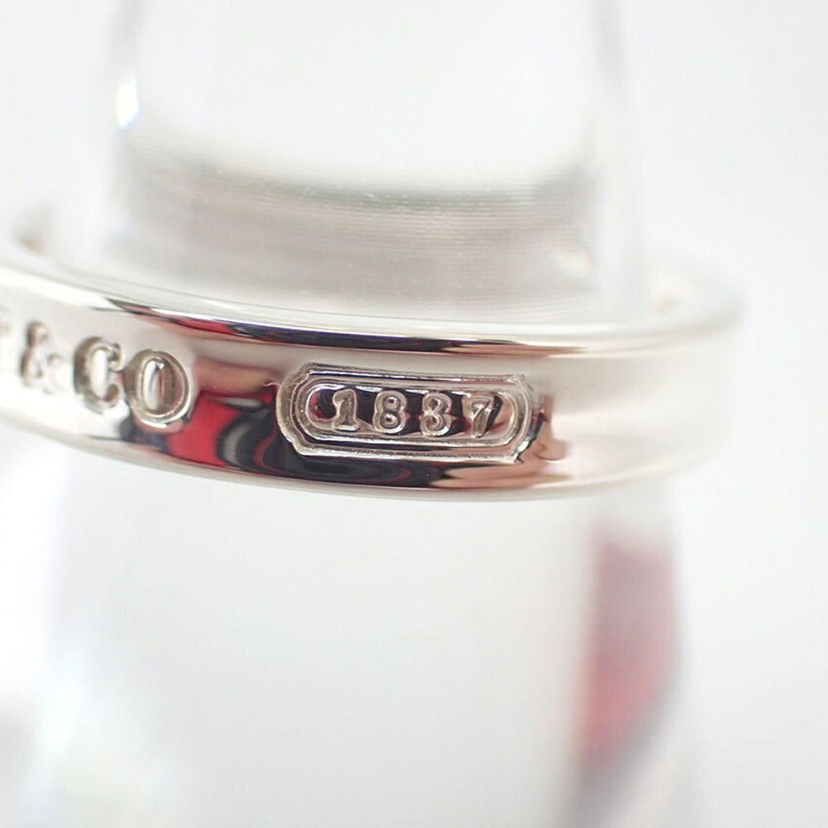Tiffany Sterling Silver 925 Band Ring (Pre-Owned)