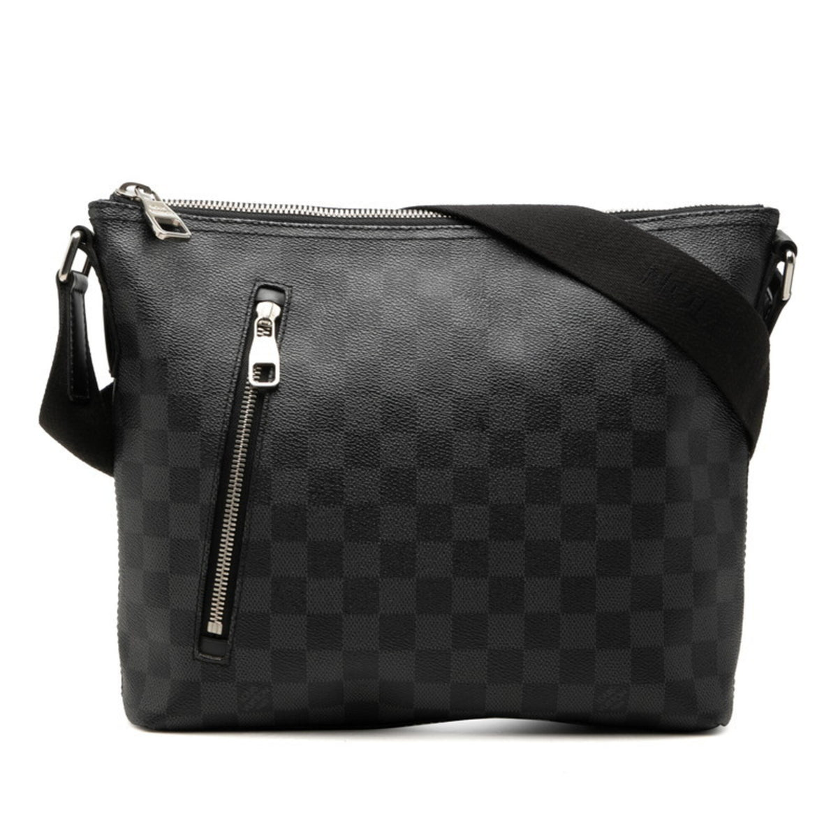 Louis Vuitton Damier Graphite Black Gray Pvc Leather Shoulder Bag (Pre-Owned)