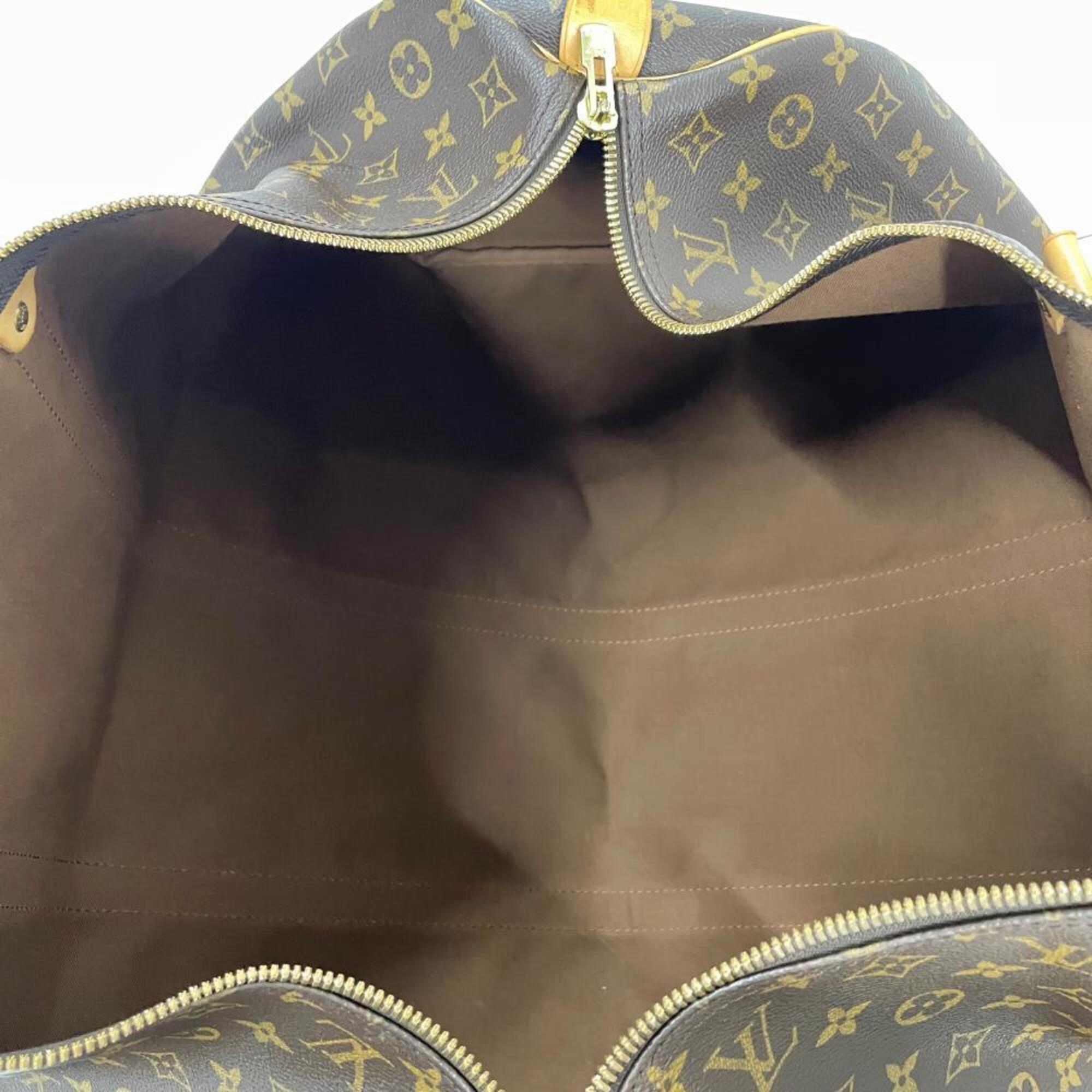 Louis Vuitton Brown Monogram Canvas Boston Bag (Pre-Owned)