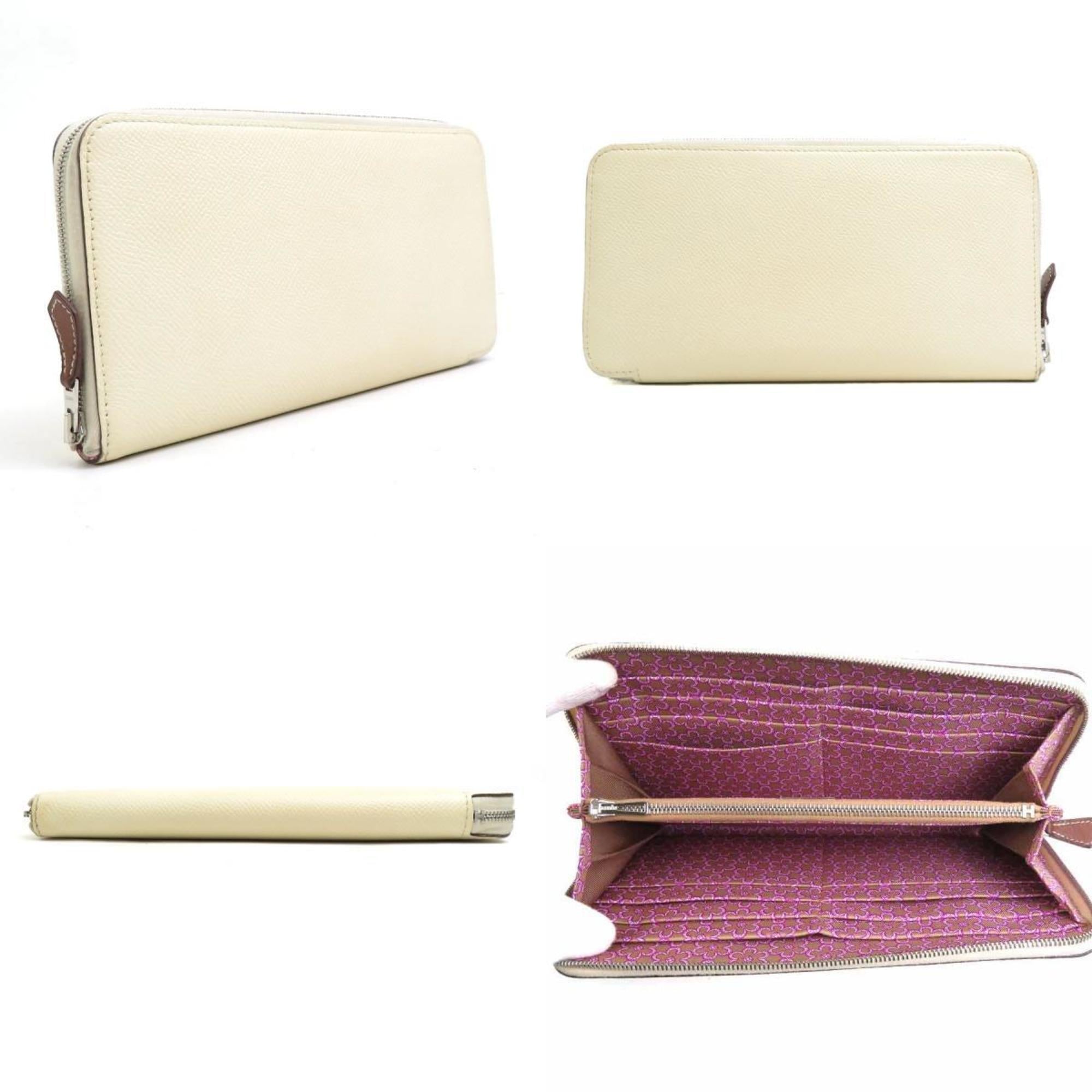 Hermes Epsom Leather Long Wallet (Bi-Fold) (Pre-Owned)