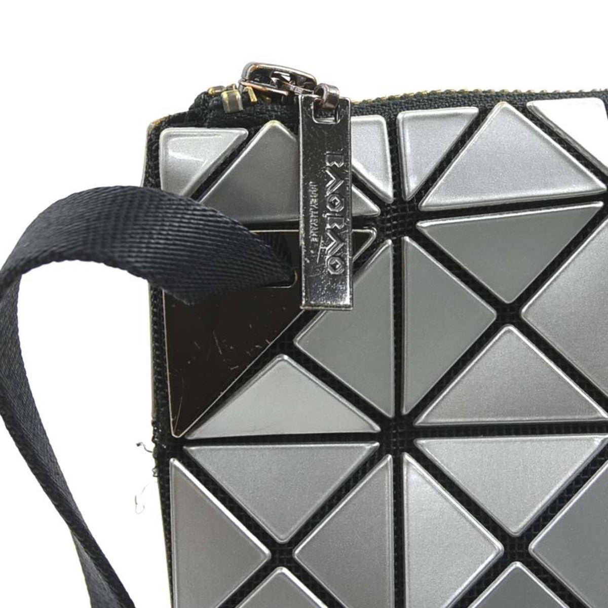 Issey Miyake Gray Pvc Shoulder Bag (Pre-Owned)