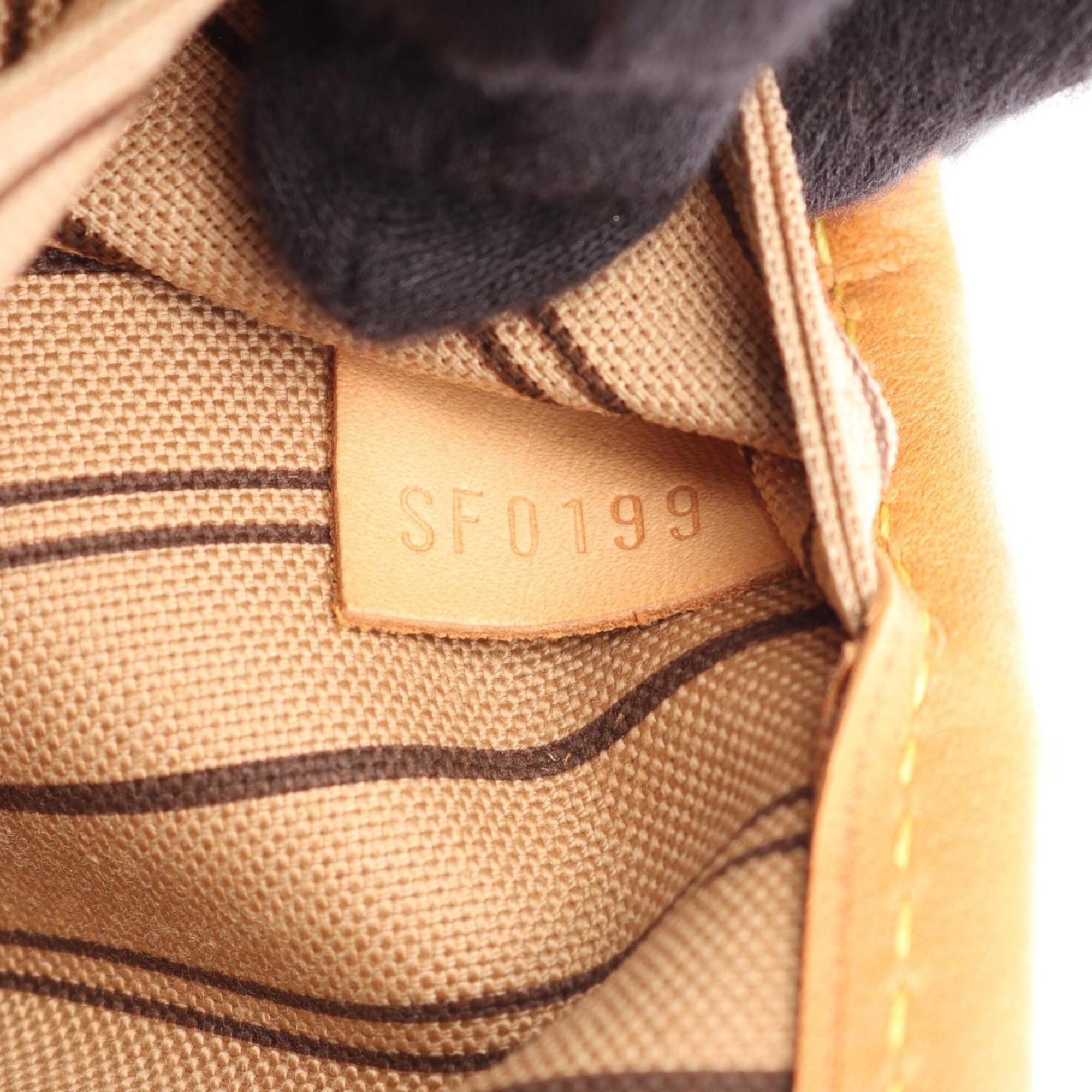 Louis Vuitton Brown Coated Canvas Pvc Monogram Leather Handbag Tote Bag (Pre-Owned)