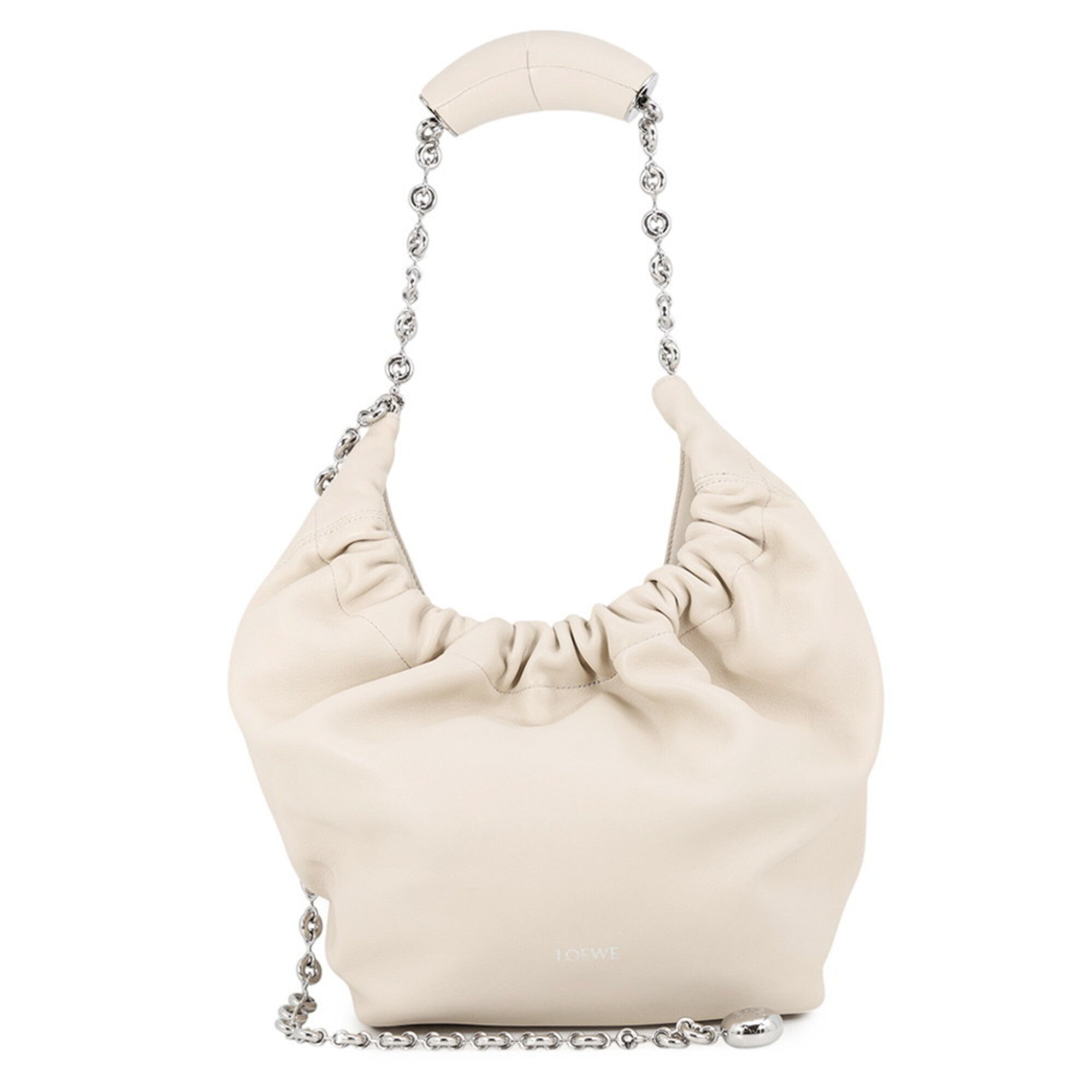 Loewe Ivory Leather Shoulder Bag (Pre-Owned)