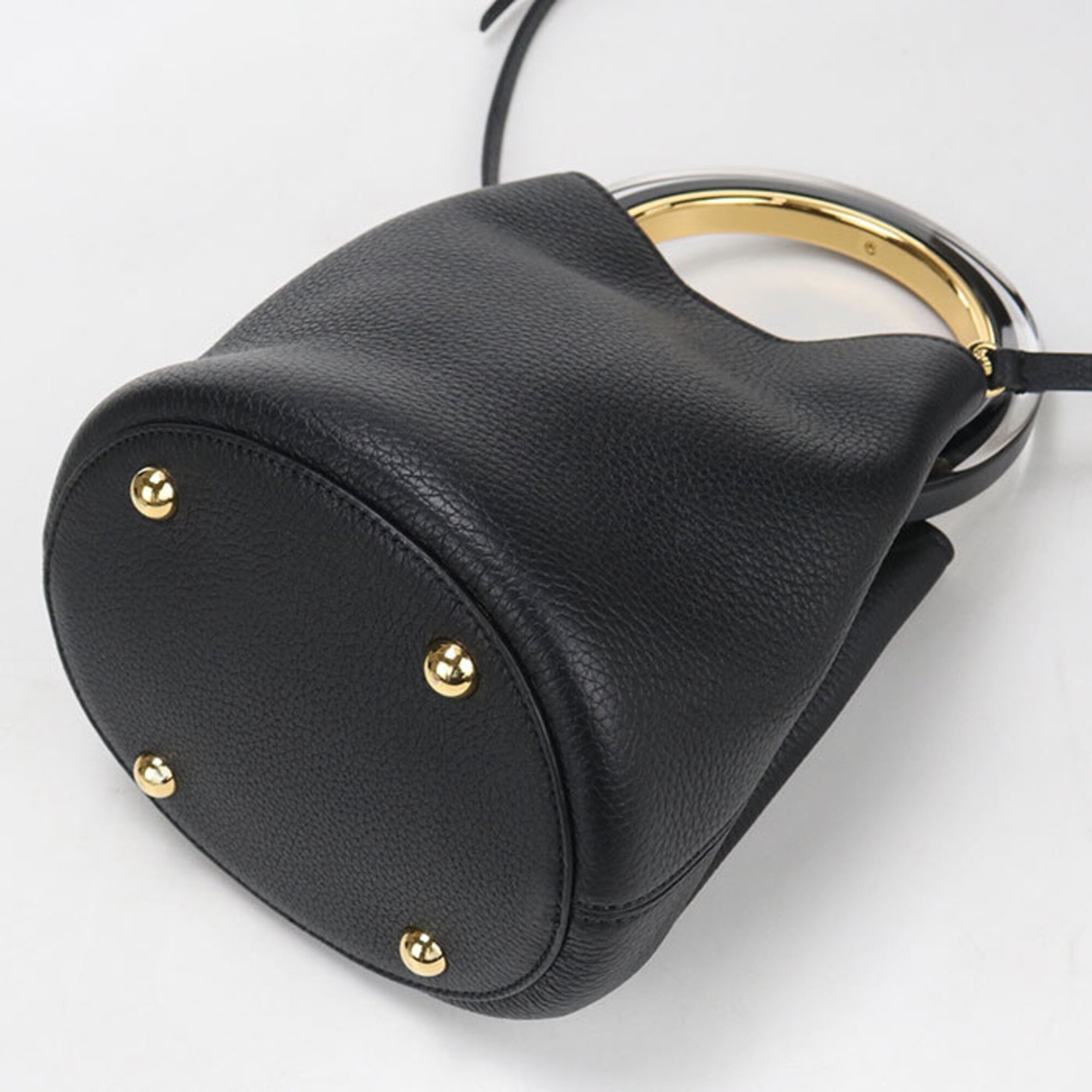 Marni Black Leather Handbag Pouch (Pre-Owned)