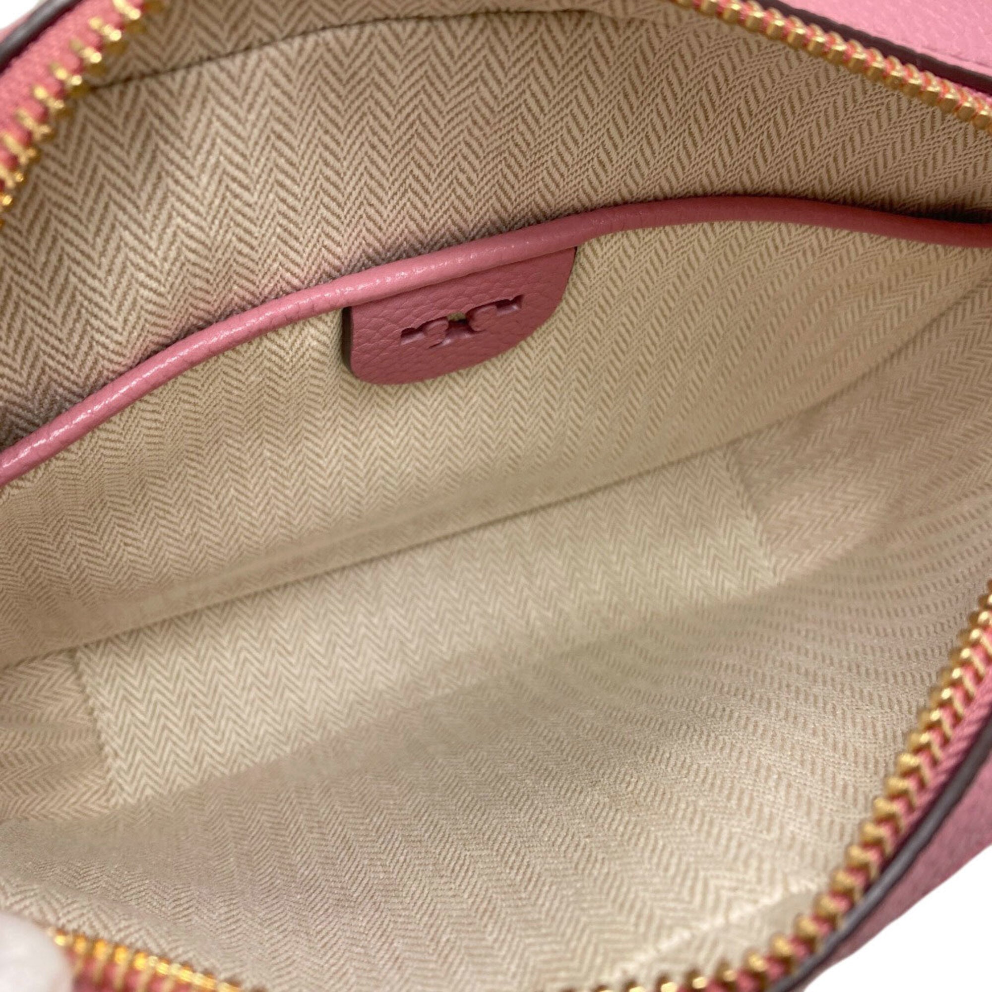Tory Burch Pink Leather Shoulder Bag (Pre-Owned)