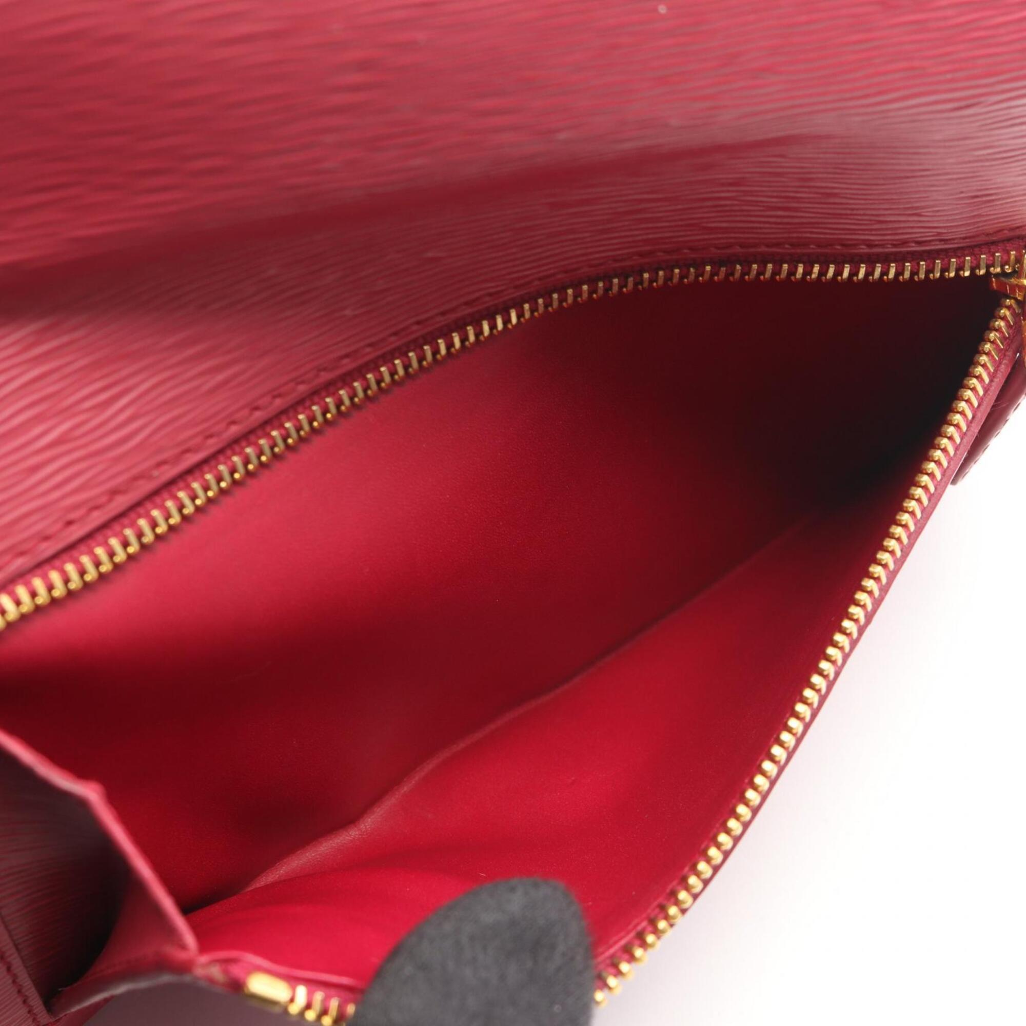 Prada Pink Leather Bill Wallet (Bi-Fold) (Pre-Owned)