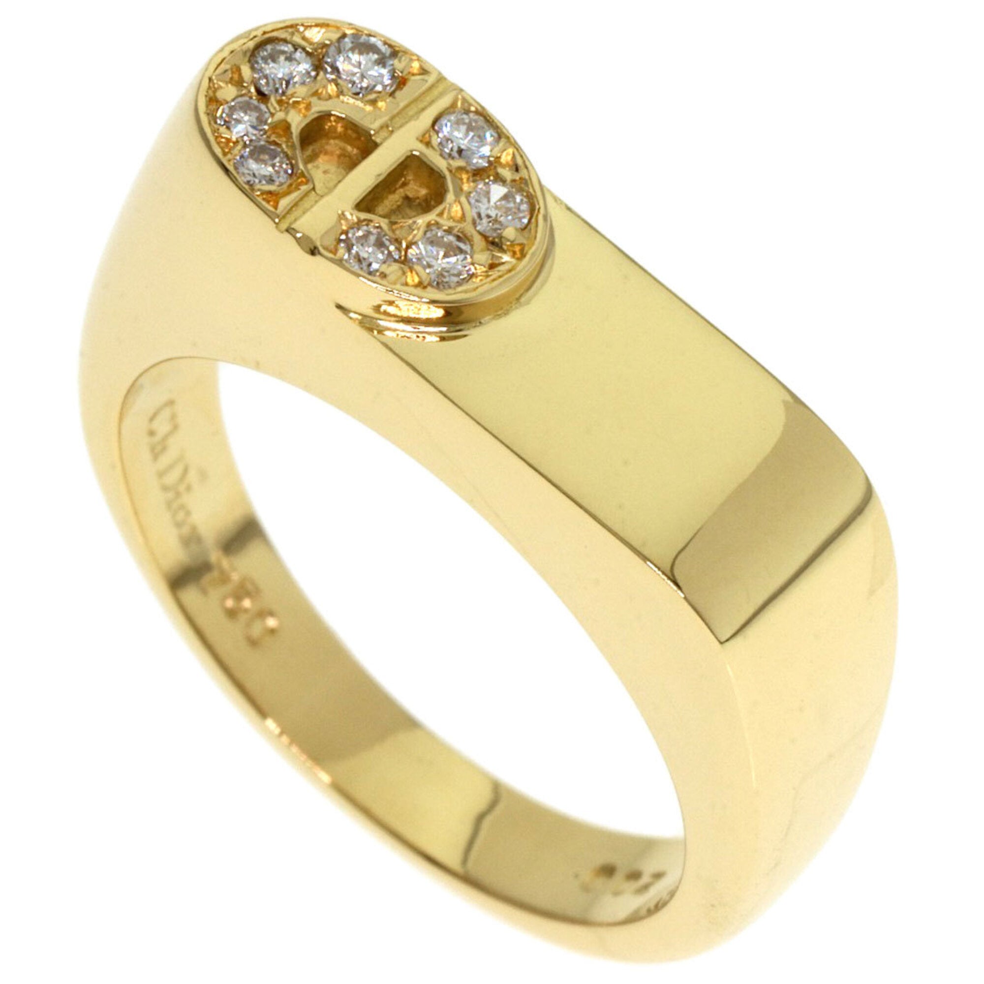 Christian Dior Yellow Gold Yellow Gold (18K) Band Ring (Pre-Owned)