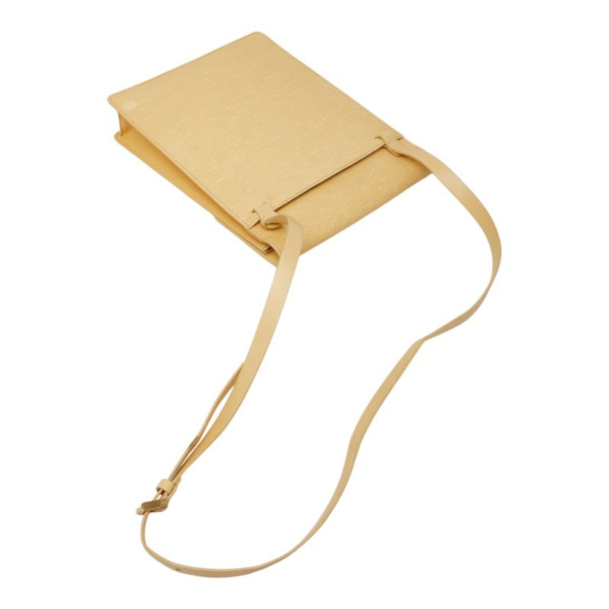 Louis Vuitton Vanilla Yellow Leather Shoulder Bag (Pre-Owned)