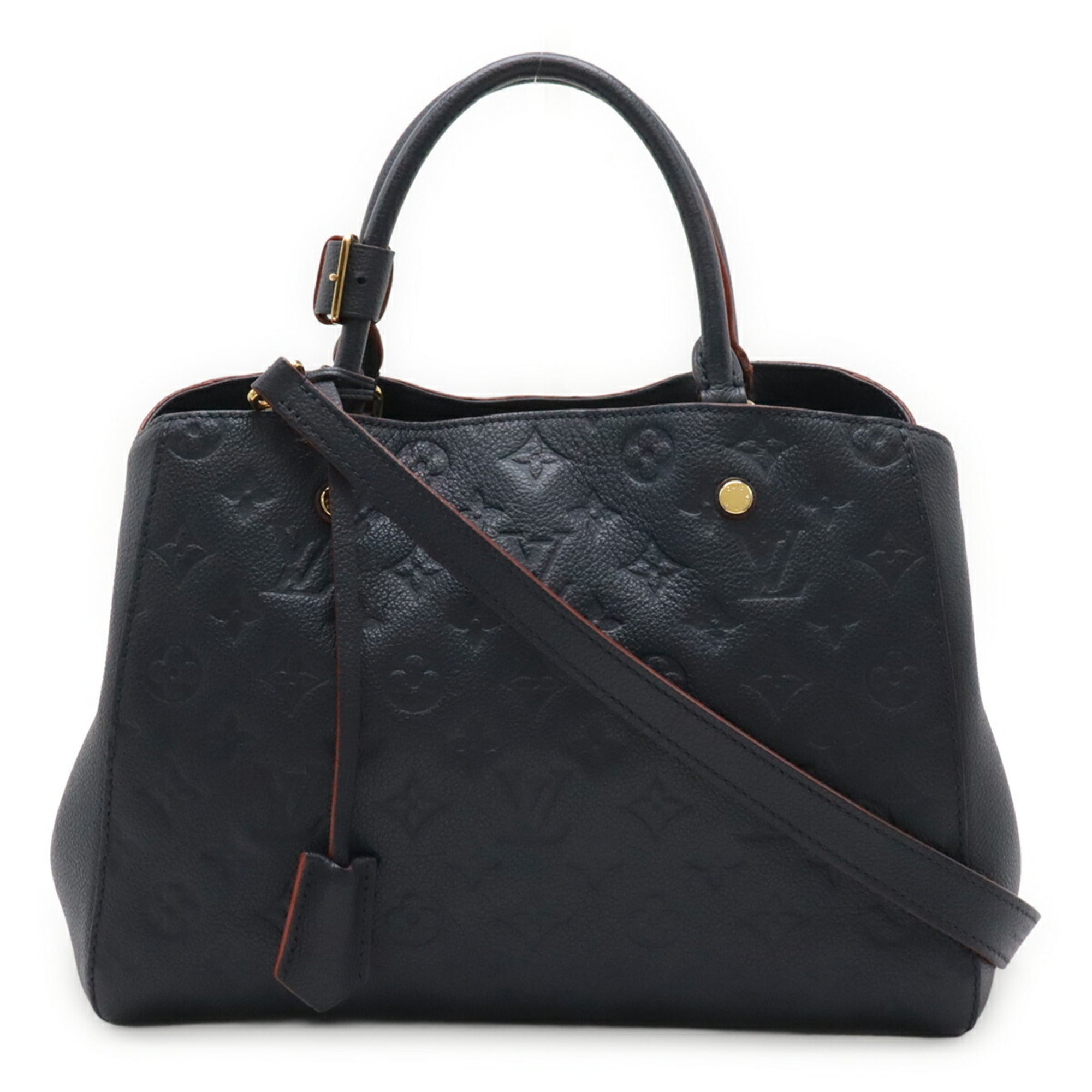 Louis Vuitton Marine Rouge Monogram Empreinte Leather Handbag Shoulder Bag (Pre-Owned)