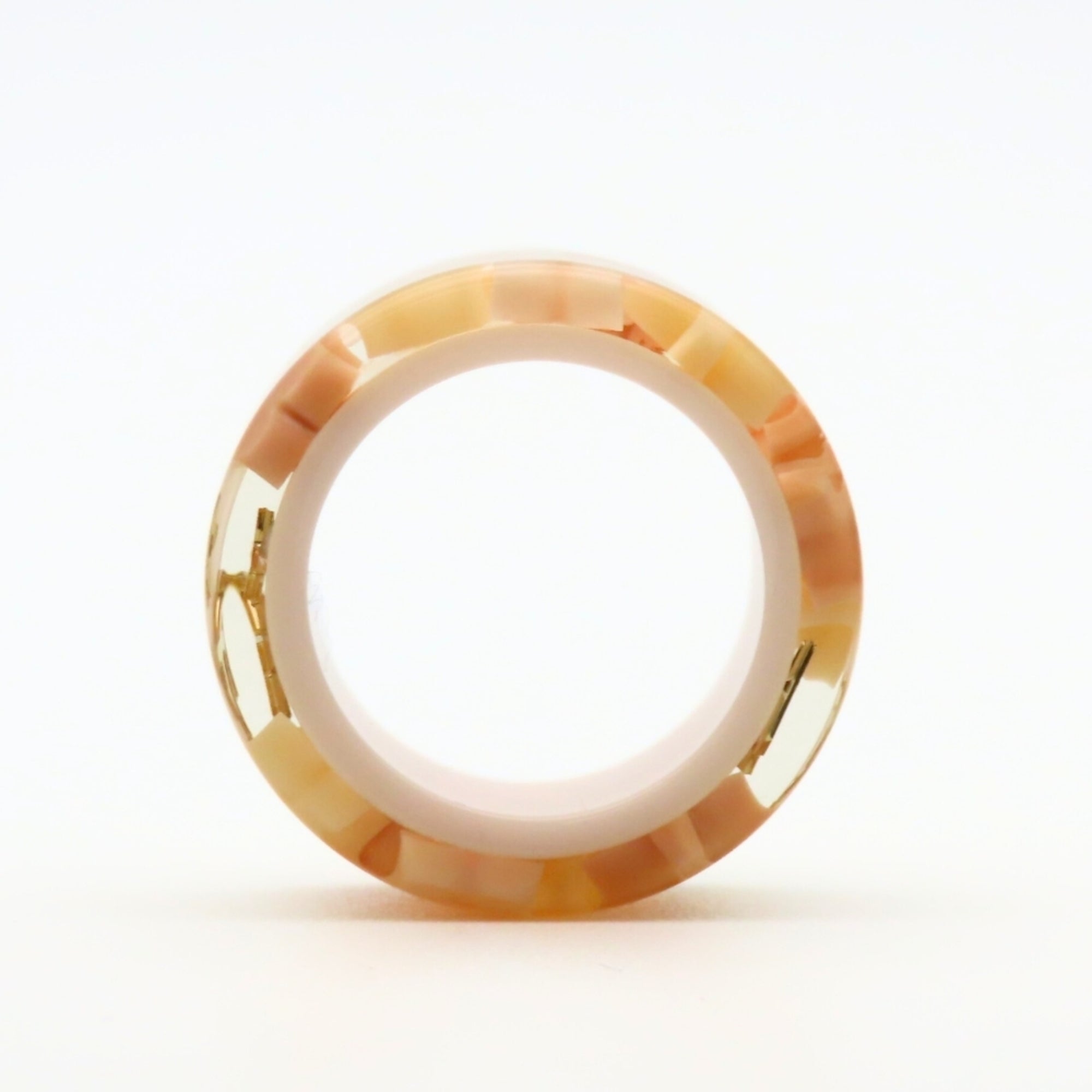 Louis Vuitton Monogram Pink Rose Monogram Resin Band Ring (Pre-Owned)
