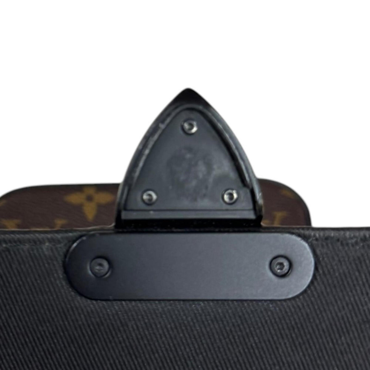 Louis Vuitton Monogram Macassar Black Brown Shoulder Bag (Pre-Owned)