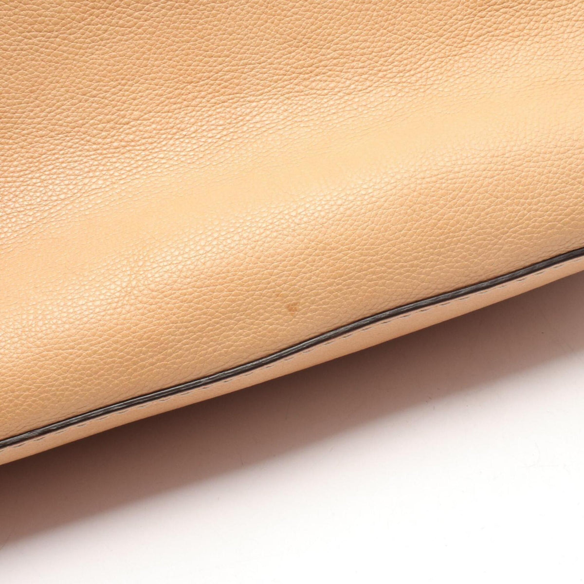 Gucci Beige Leather Handbag Shoulder Bag (Pre-Owned)