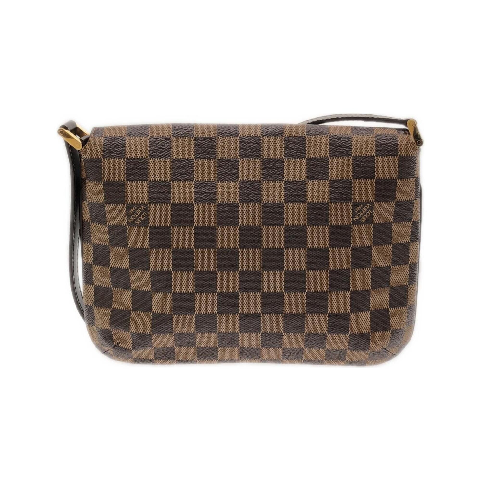 Louis Vuitton Brown Coated Canvas Shoulder Bag (Pre-Owned)