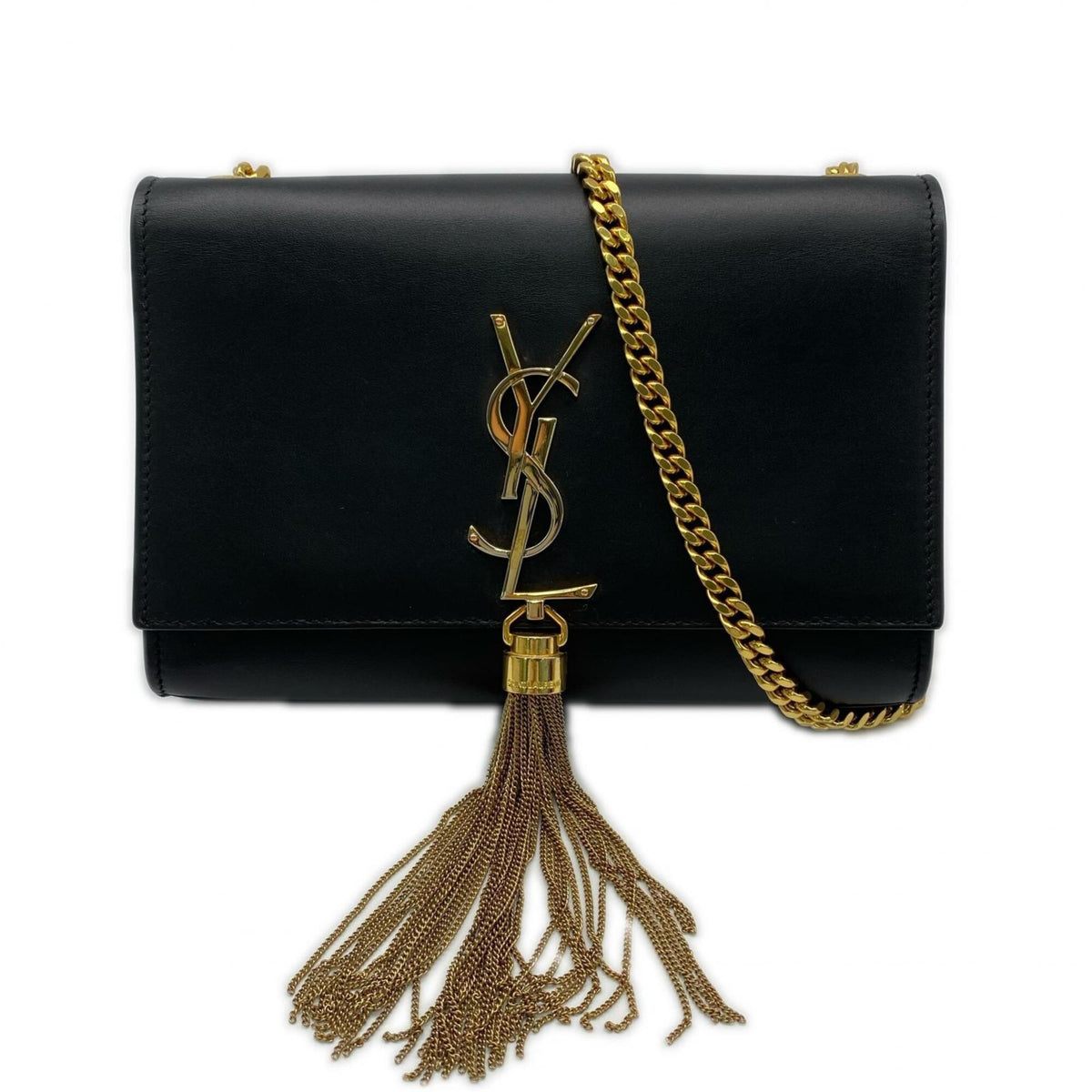 Yves Saint Laurent Black Leather Shoulder Bag (Pre-Owned)