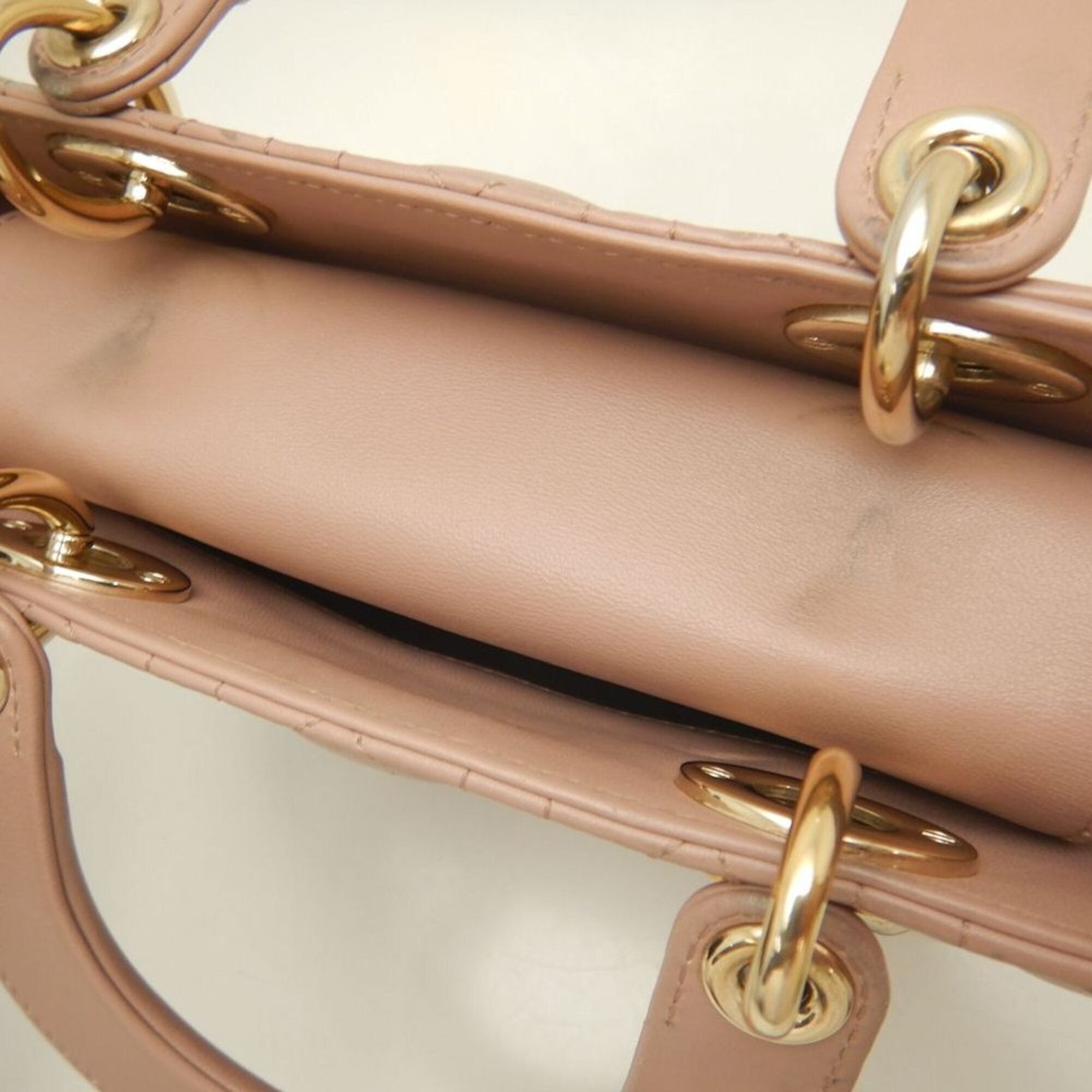 Christian Dior Pink Leather Handbag (Pre-Owned)
