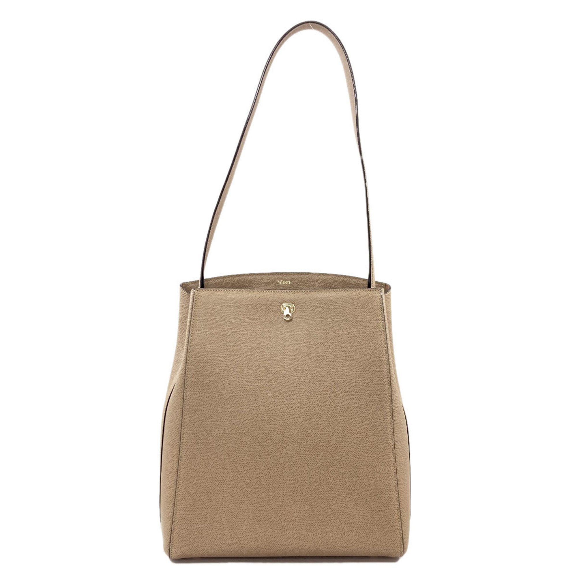 Valextra Brown Leather Shoulder Bag (Pre-Owned)