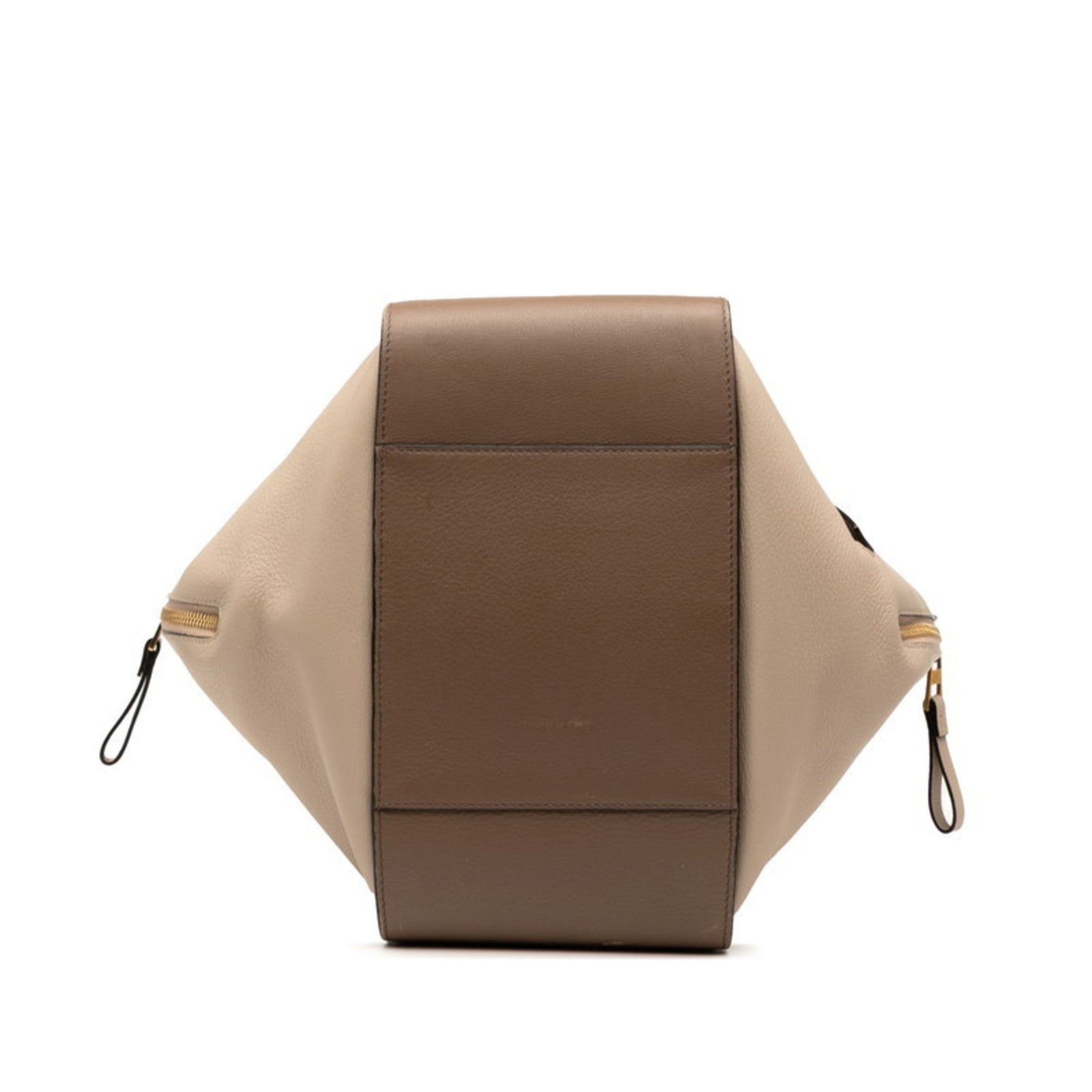 Loewe Beige Brown Leather Handbag Shoulder Bag (Pre-Owned)