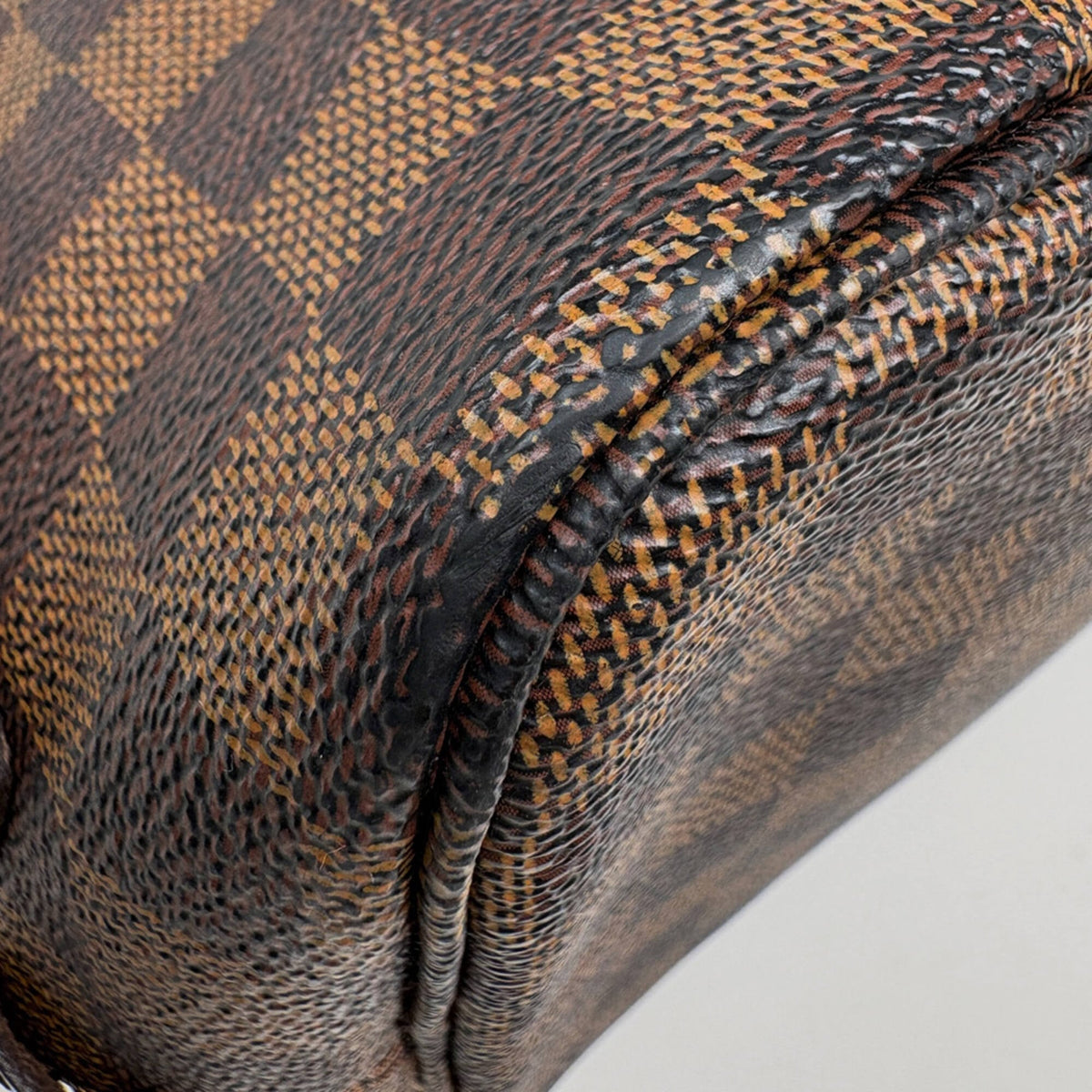 Louis Vuitton Damier Brown Damier Canvas Tote Bag (Pre-Owned)