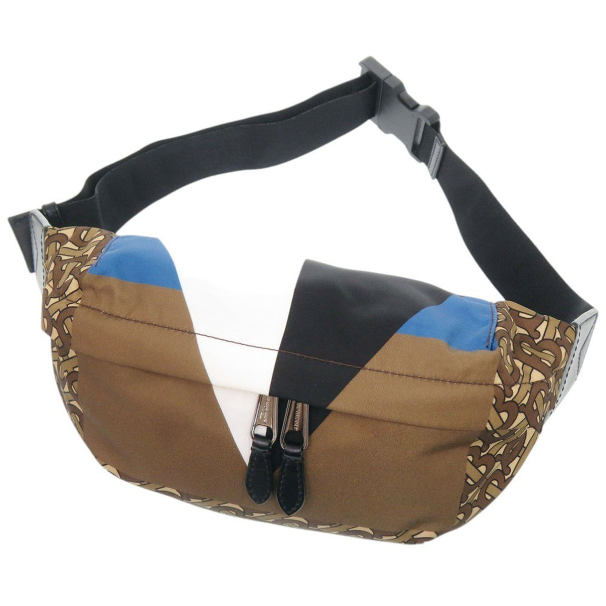 Burberry Brown Nylon Fanny Pack Sling Bag (Pre-Owned)