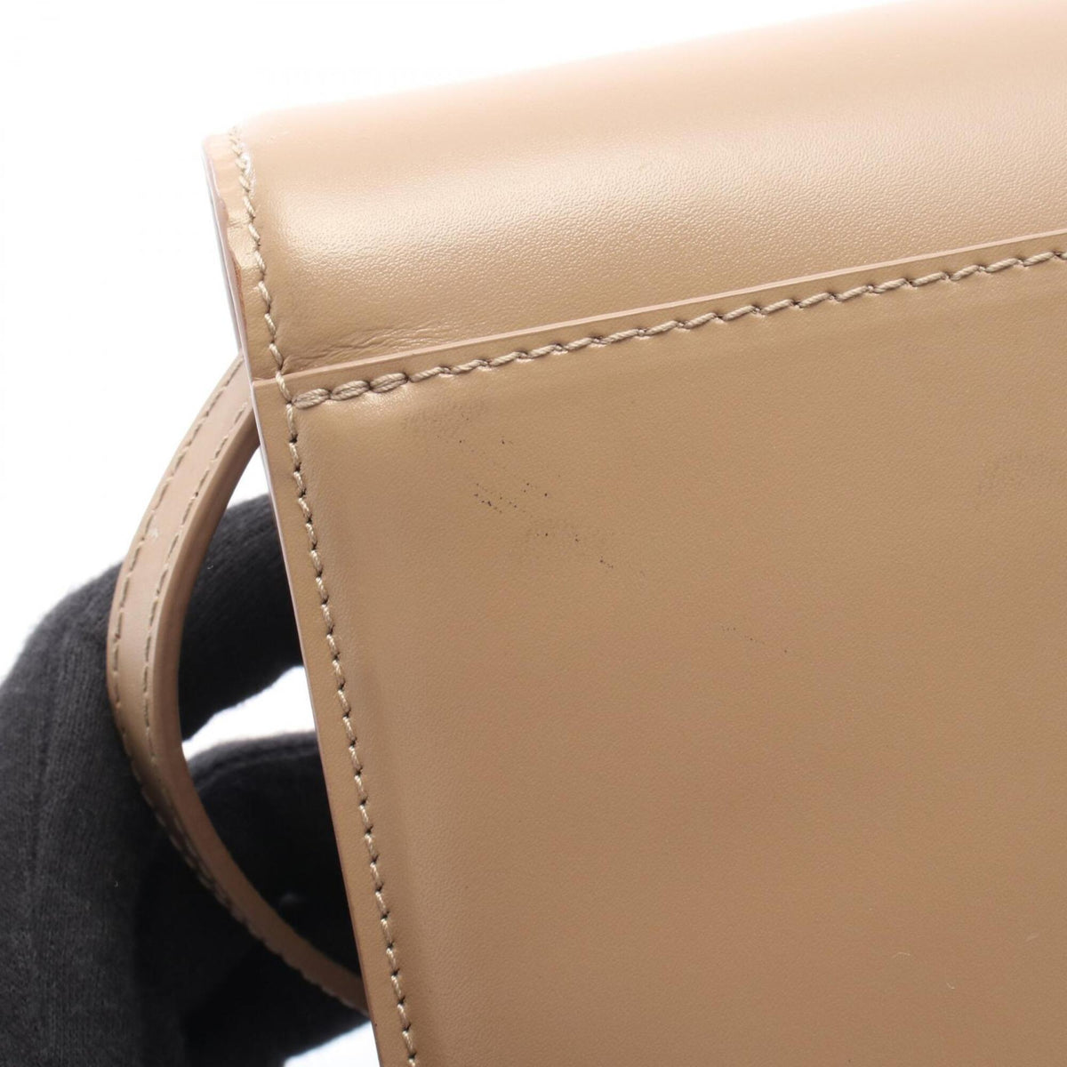 Balenciaga Beige Leather Handbag Shoulder Bag (Pre-Owned)