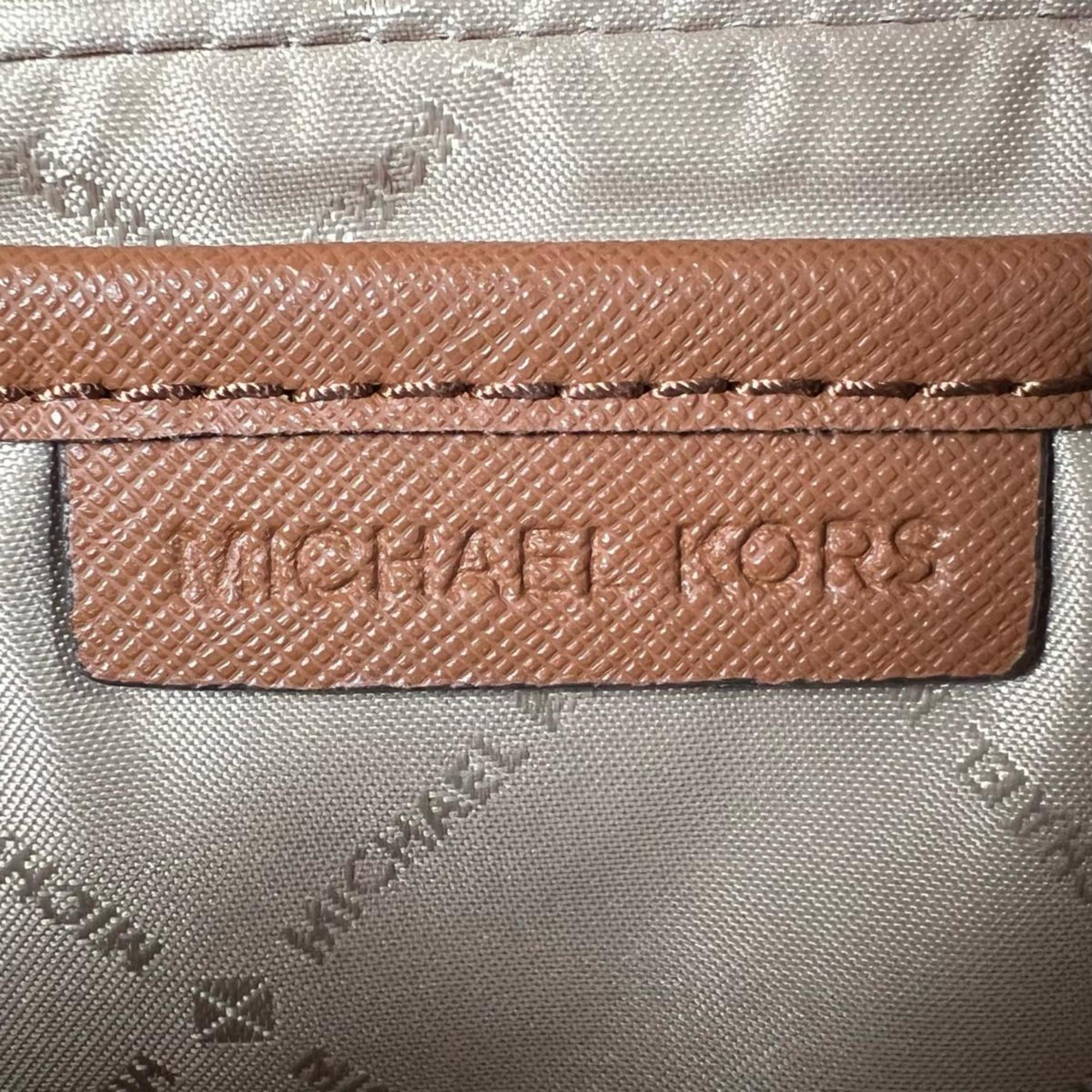 Michael Kors Brown Leather Shoulder Bag (Pre-Owned)