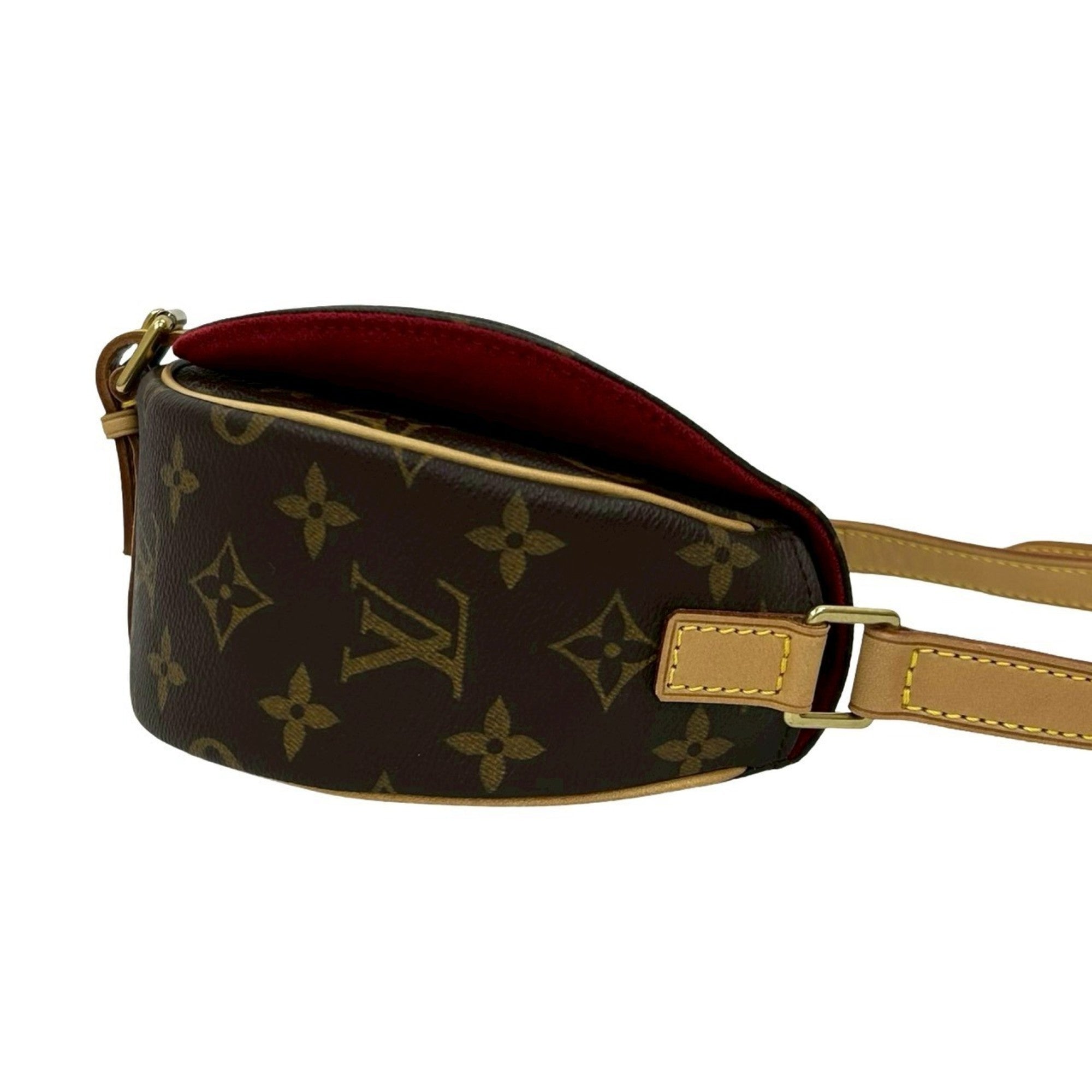 Louis Vuitton Brown Leather Pvc Pochette Shoulder Bag (Pre-Owned)