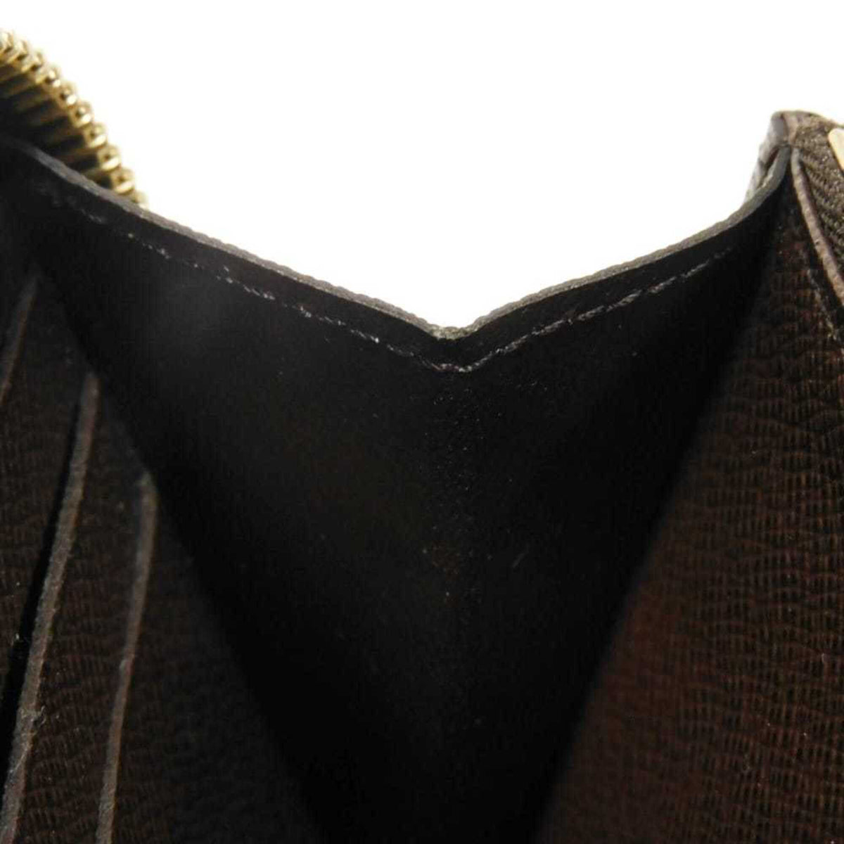 Louis Vuitton Brown Damier Canvas Ebene Damier Canvas Leather Long Wallet (Bi-Fold) (Pre-Owned)