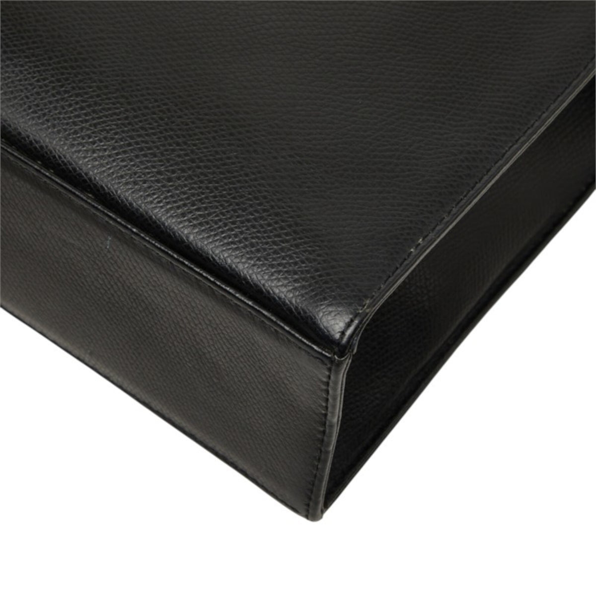 Mcm Black Leather Shoulder Bag Tote Bag (Pre-Owned)
