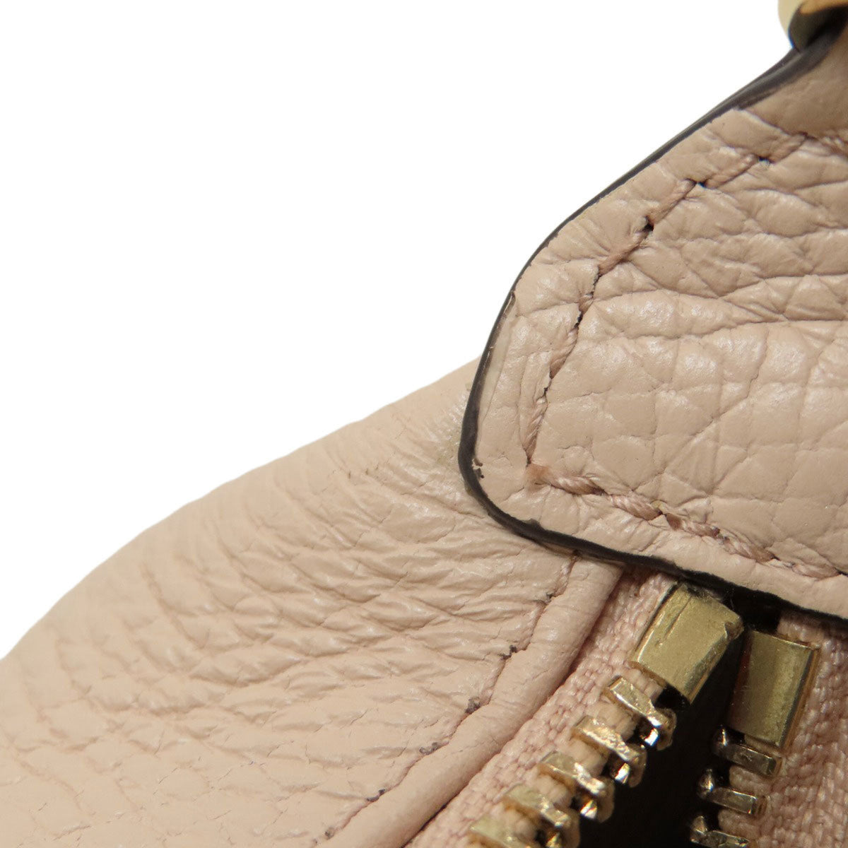 Furla Beige Pink Leather Handbag (Pre-Owned)