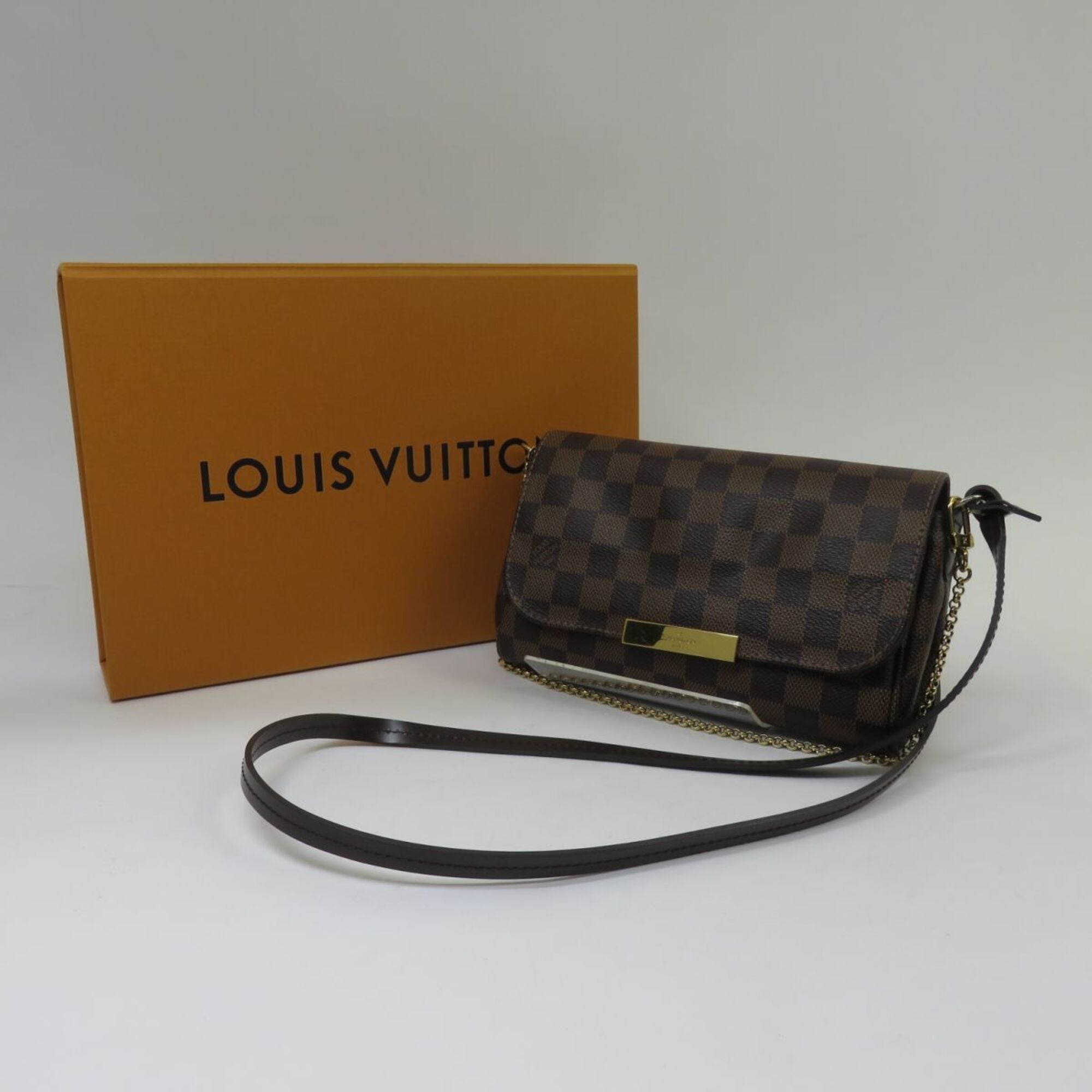 Louis Vuitton Damier Damier Canvas Ebene Shoulder Bag (Pre-Owned)