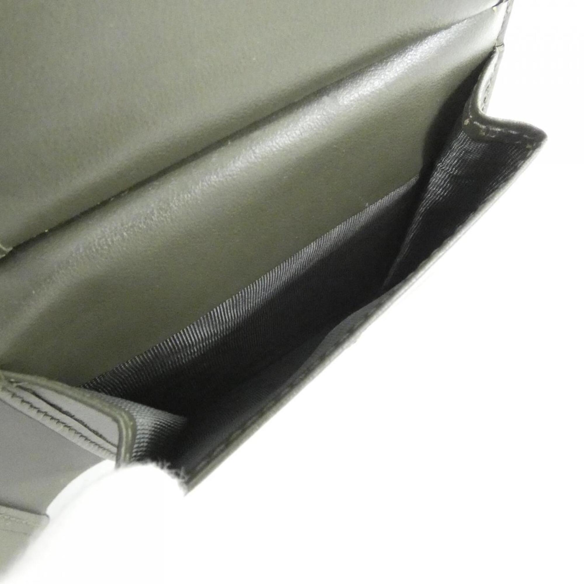Gucci Green Gg Supreme Long Wallet (Bi-Fold) (Pre-Owned)