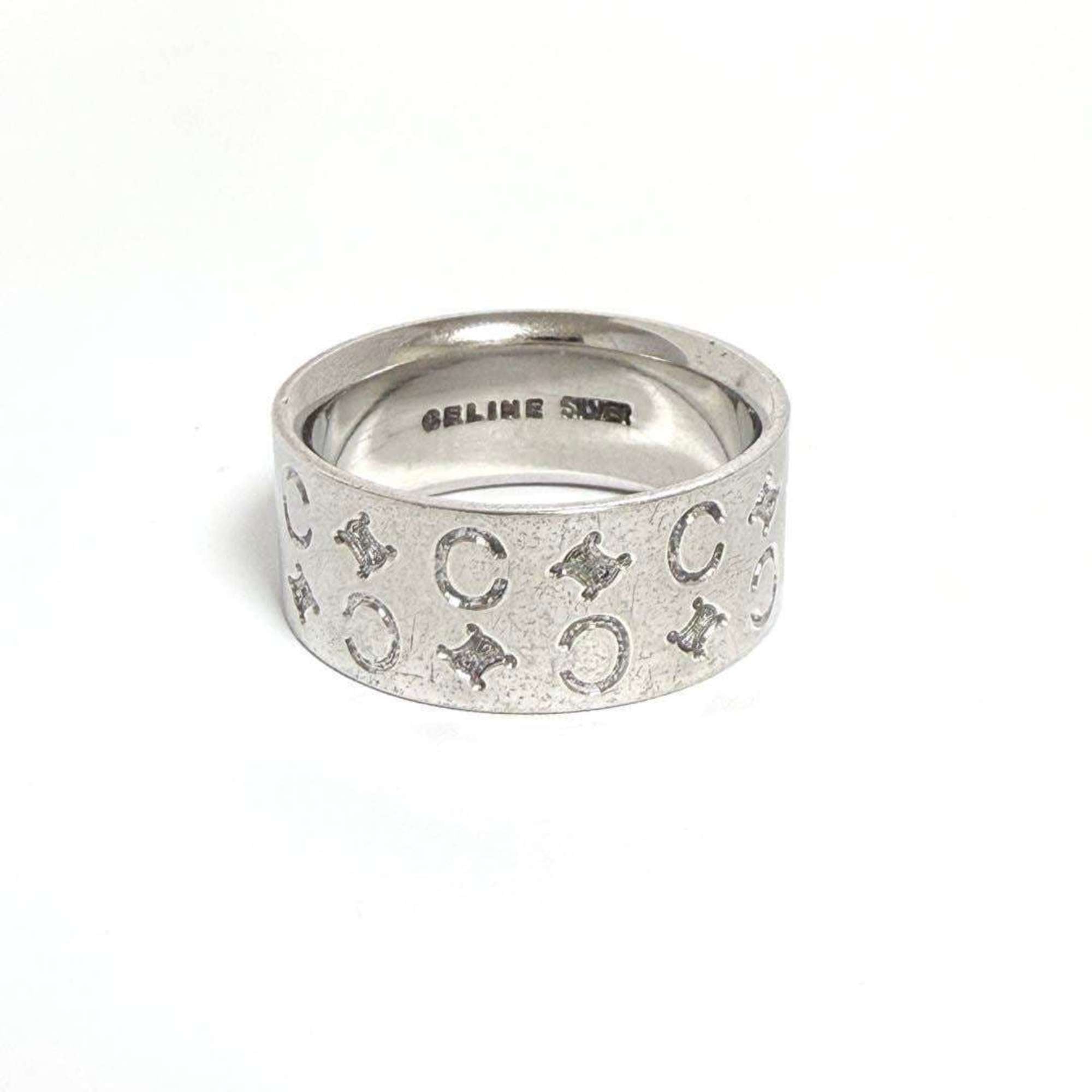 Celine Silver Band Ring (Pre-Owned)