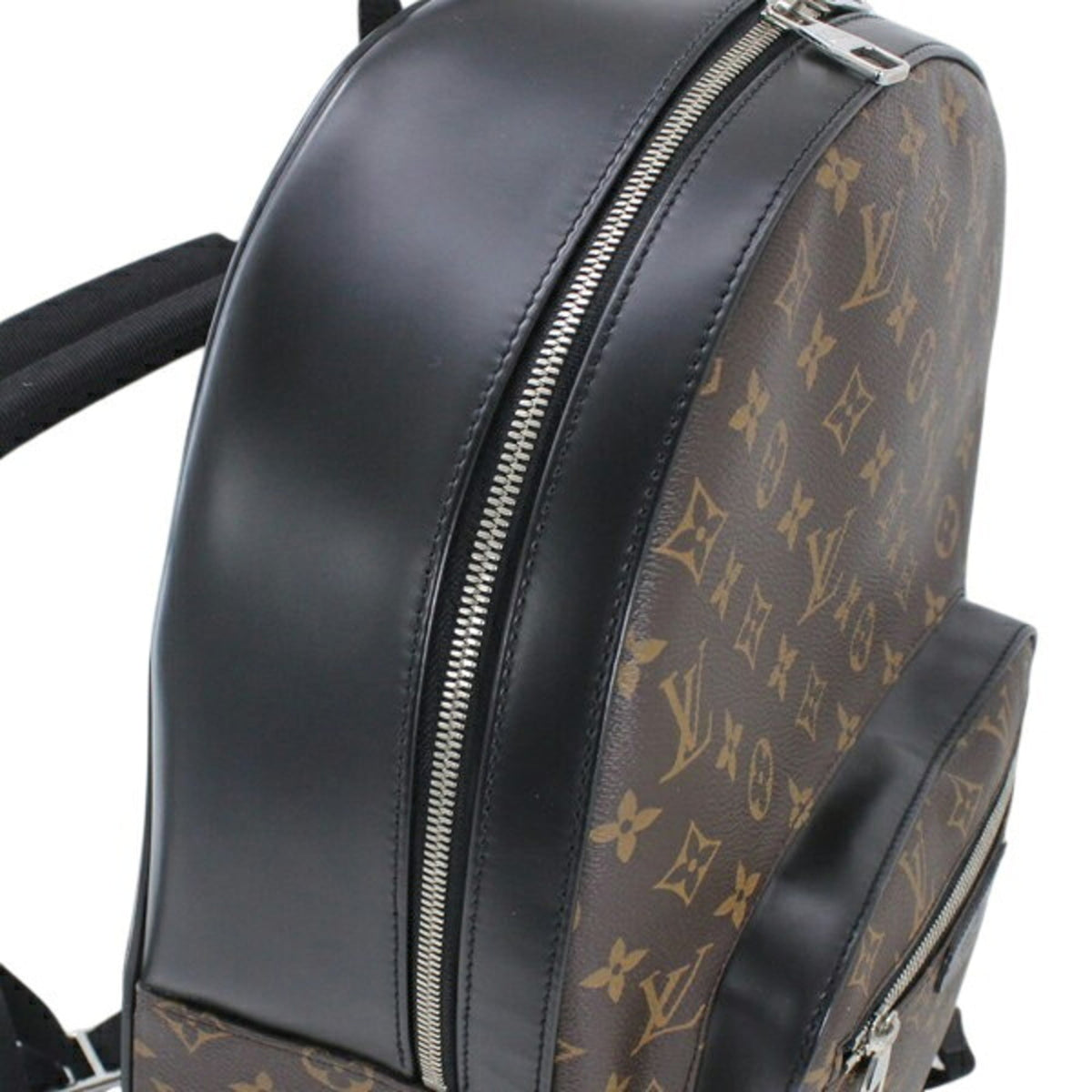 Louis Vuitton Monogram Macassar Black Brown Monogram Leather Backpack (Pre-Owned)