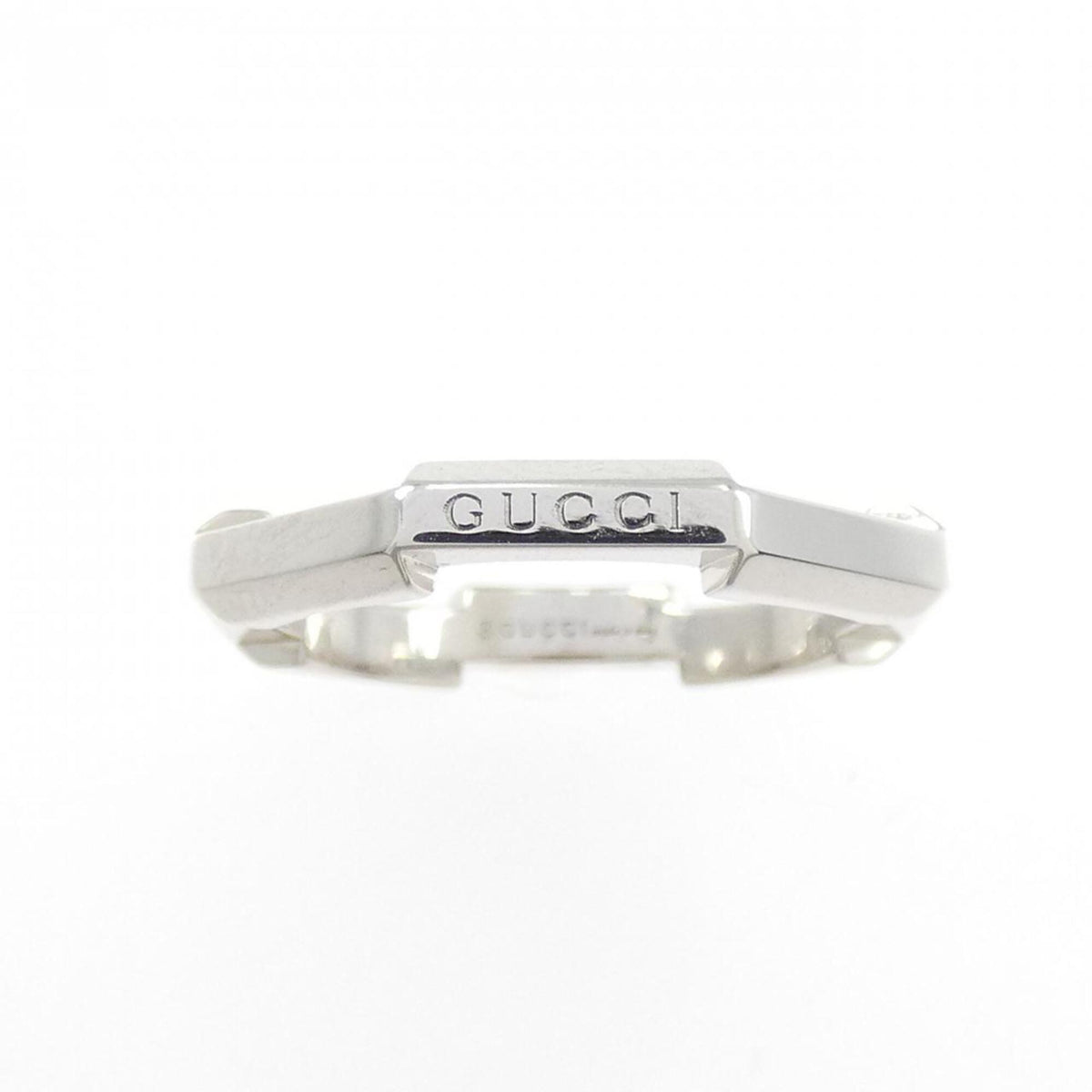 Gucci White Gold (18K) Band Ring (Pre-Owned)