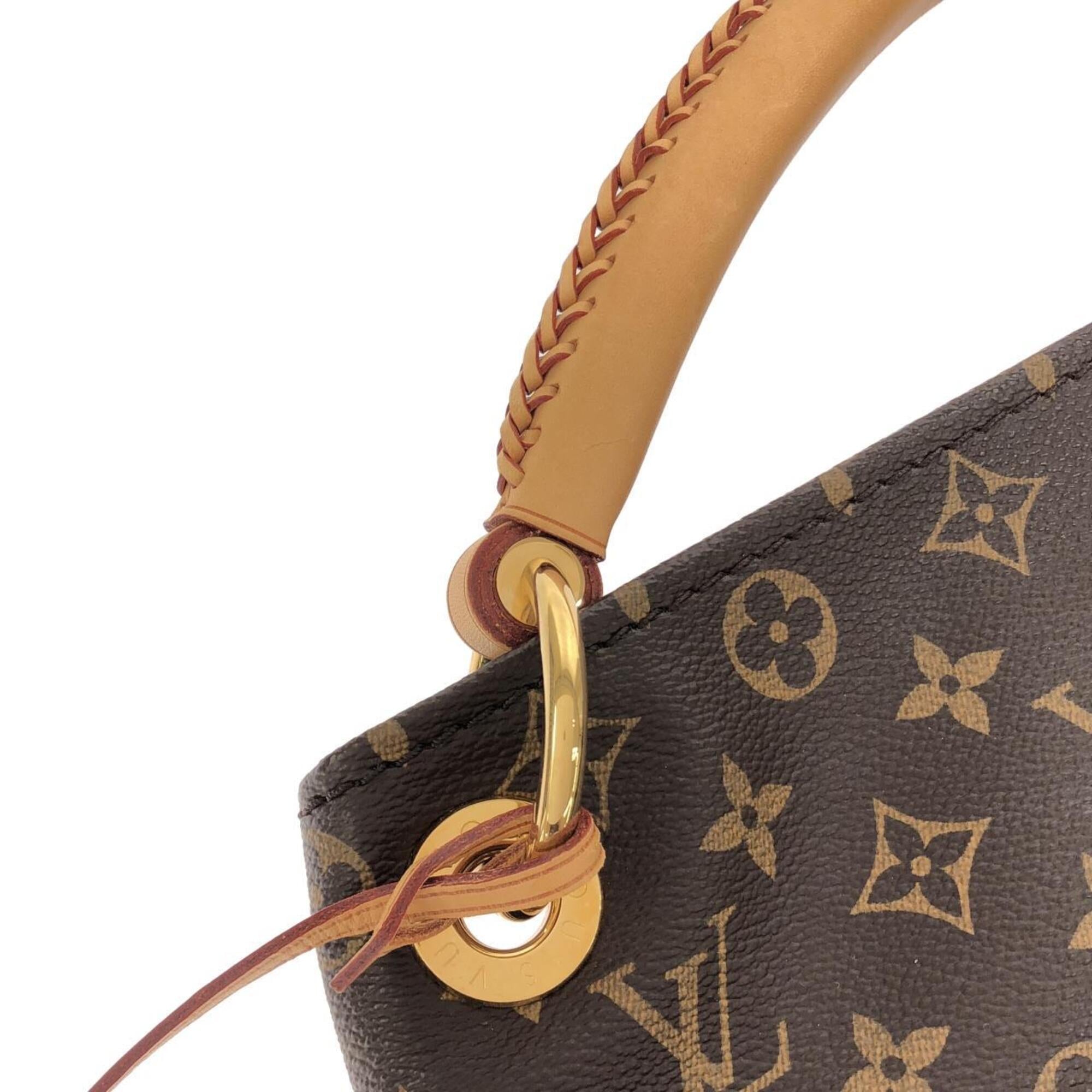 Louis Vuitton Brown Coated Canvas Shoulder Bag (Pre-Owned)