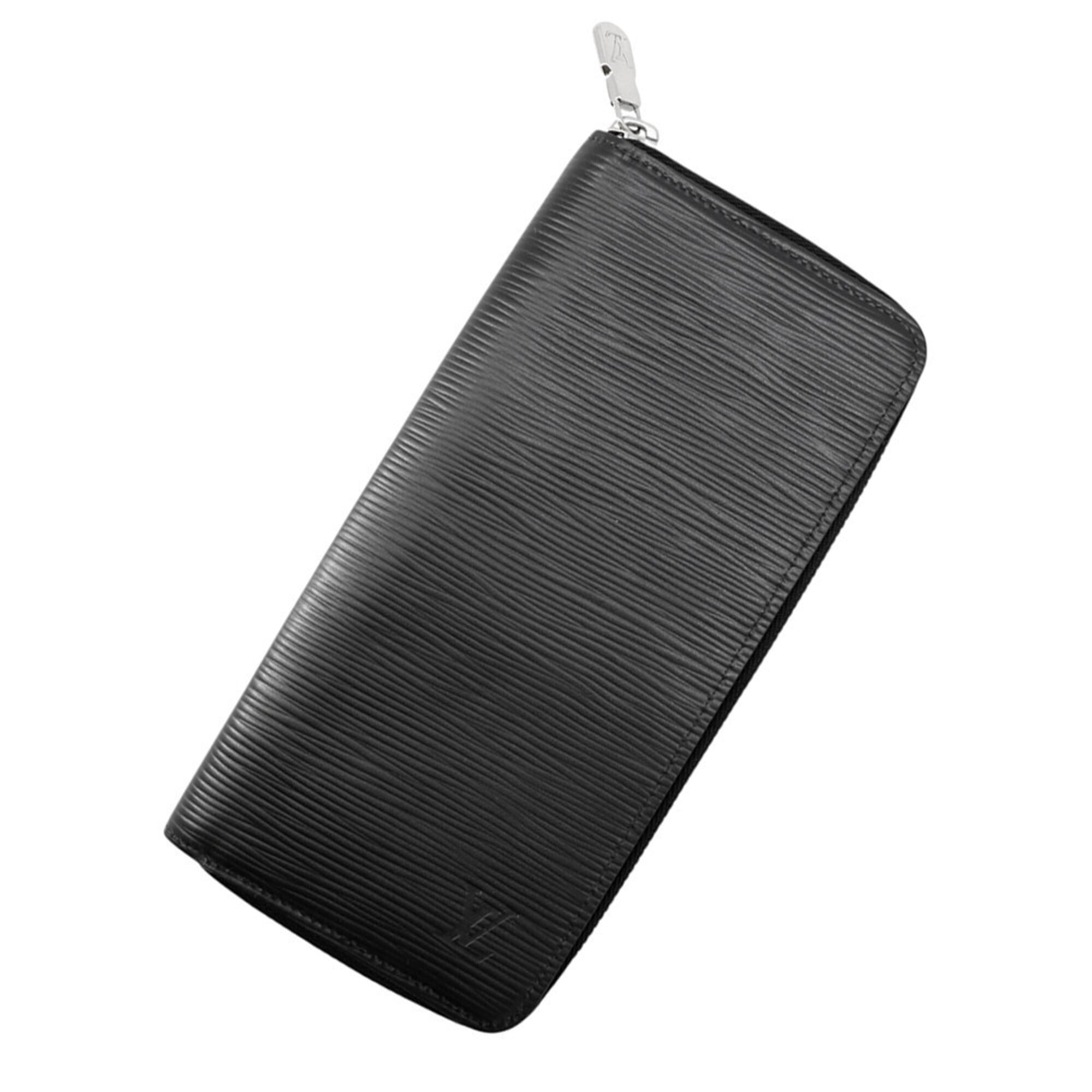 Louis Vuitton Epi Black Noir Epi Leather Long Wallet (Bi-Fold) (Pre-Owned)