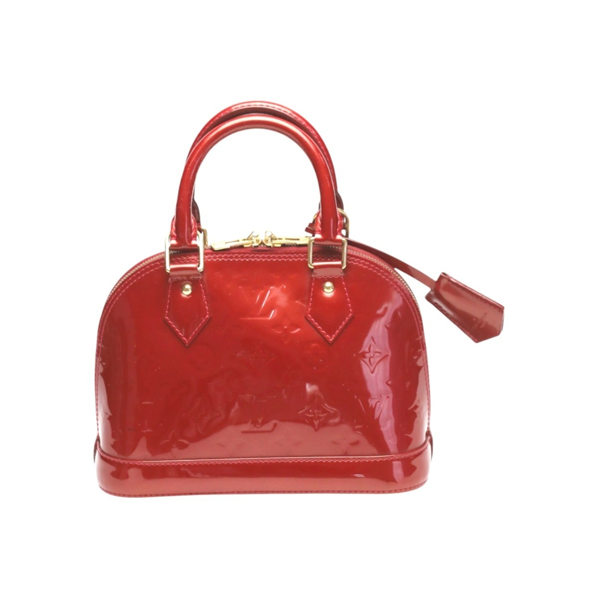 Louis Vuitton Monogram Vernis Red Color Monogram Vernis Handbag (Pre-Owned)