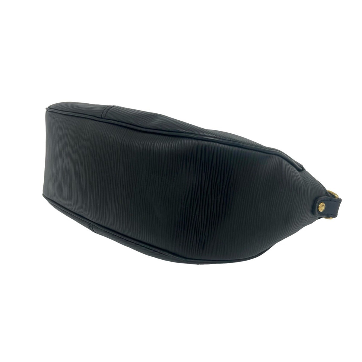 Louis Vuitton Black Leather Handbag Shoulder Bag (Pre-Owned)