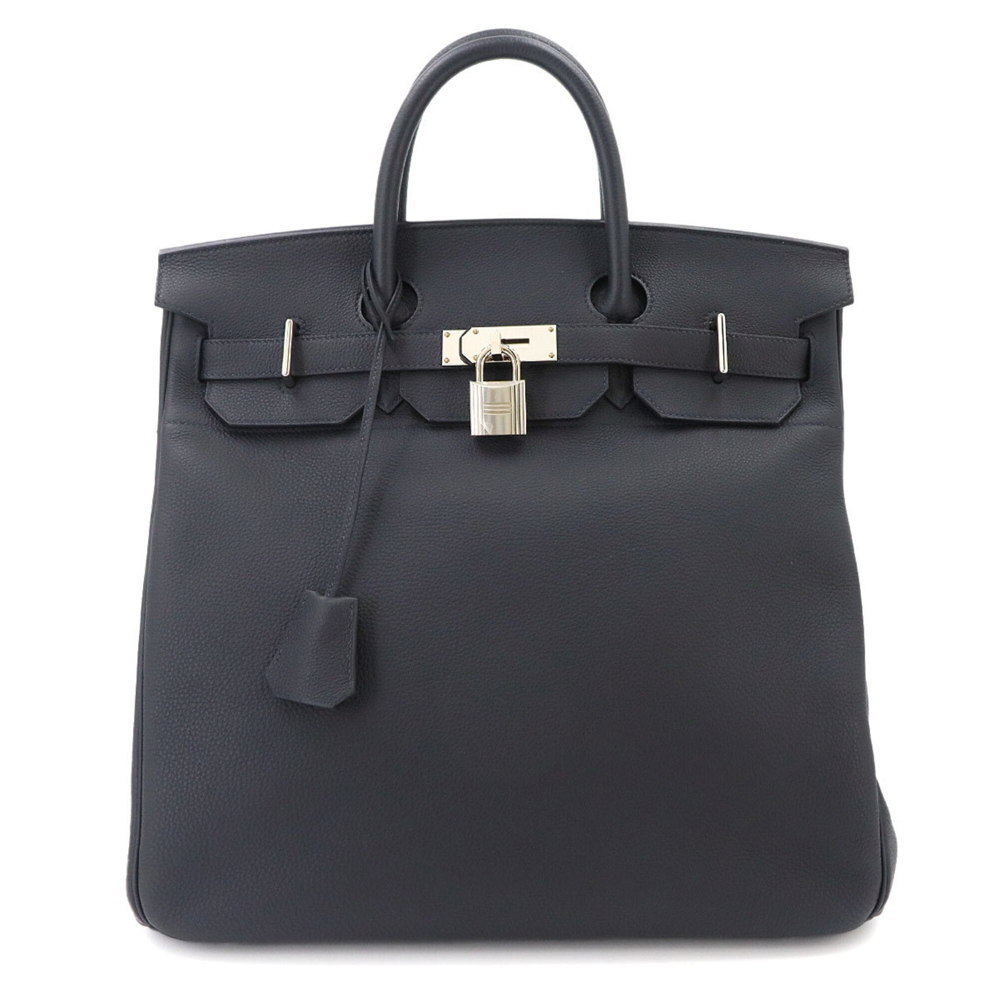 Hermes Black Togo Leather Handbag (Pre-Owned)