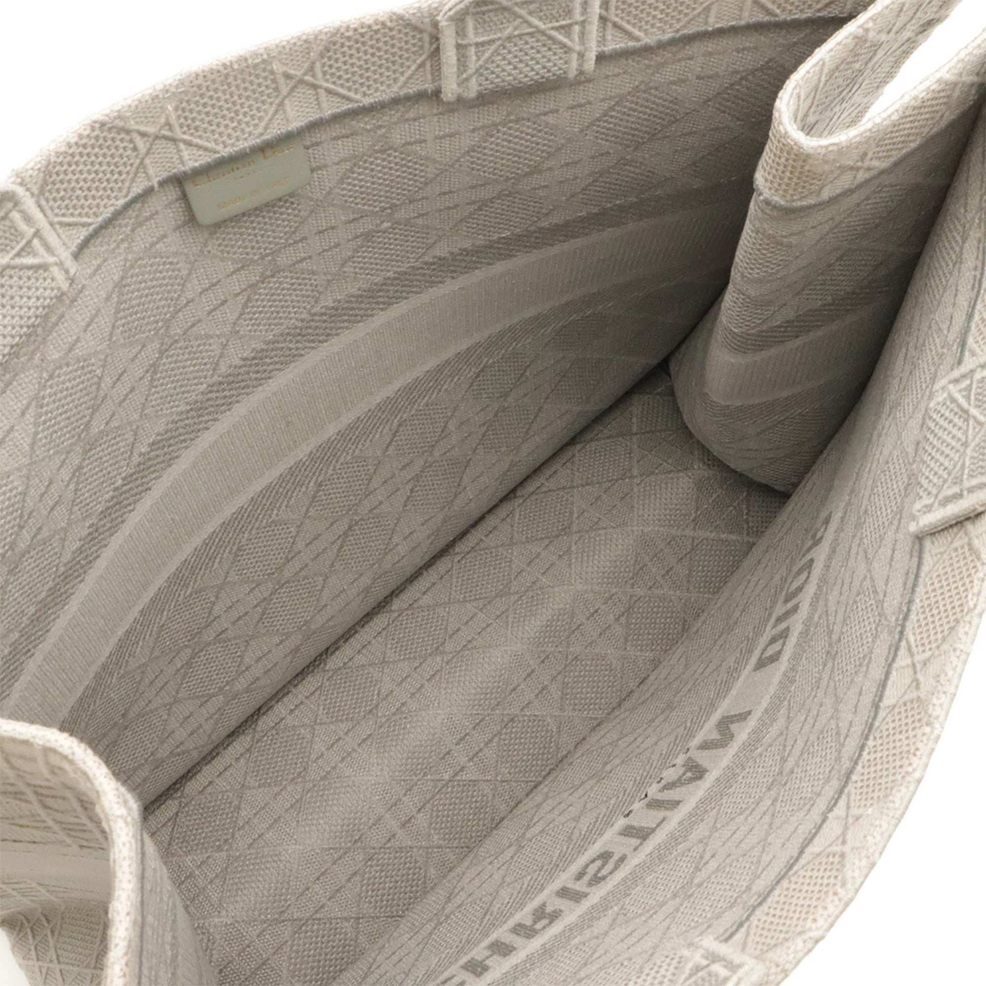 Christian Dior Gray Canvas Tote Bag (Pre-Owned)