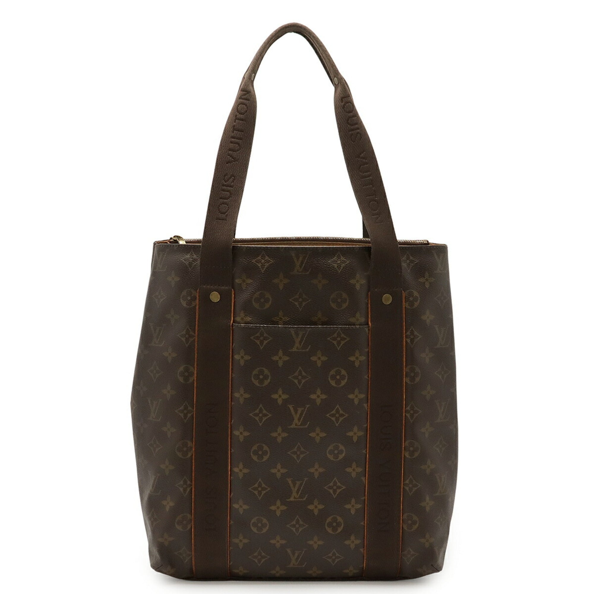 Louis Vuitton Brown Monogram Shoulder Bag Tote Bag (Pre-Owned)