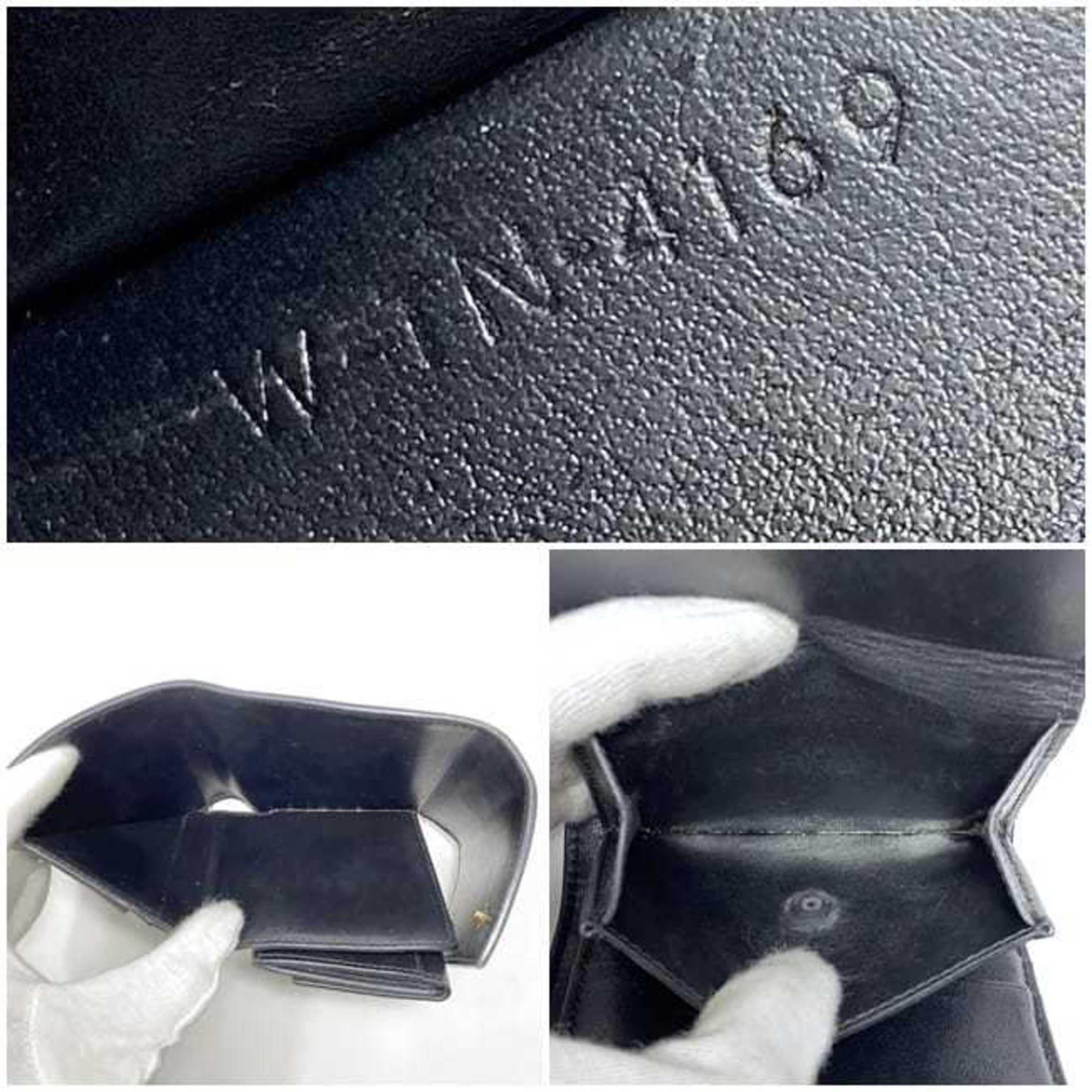 Celine Black Leather Wallet (Tri-Fold) (Pre-Owned)