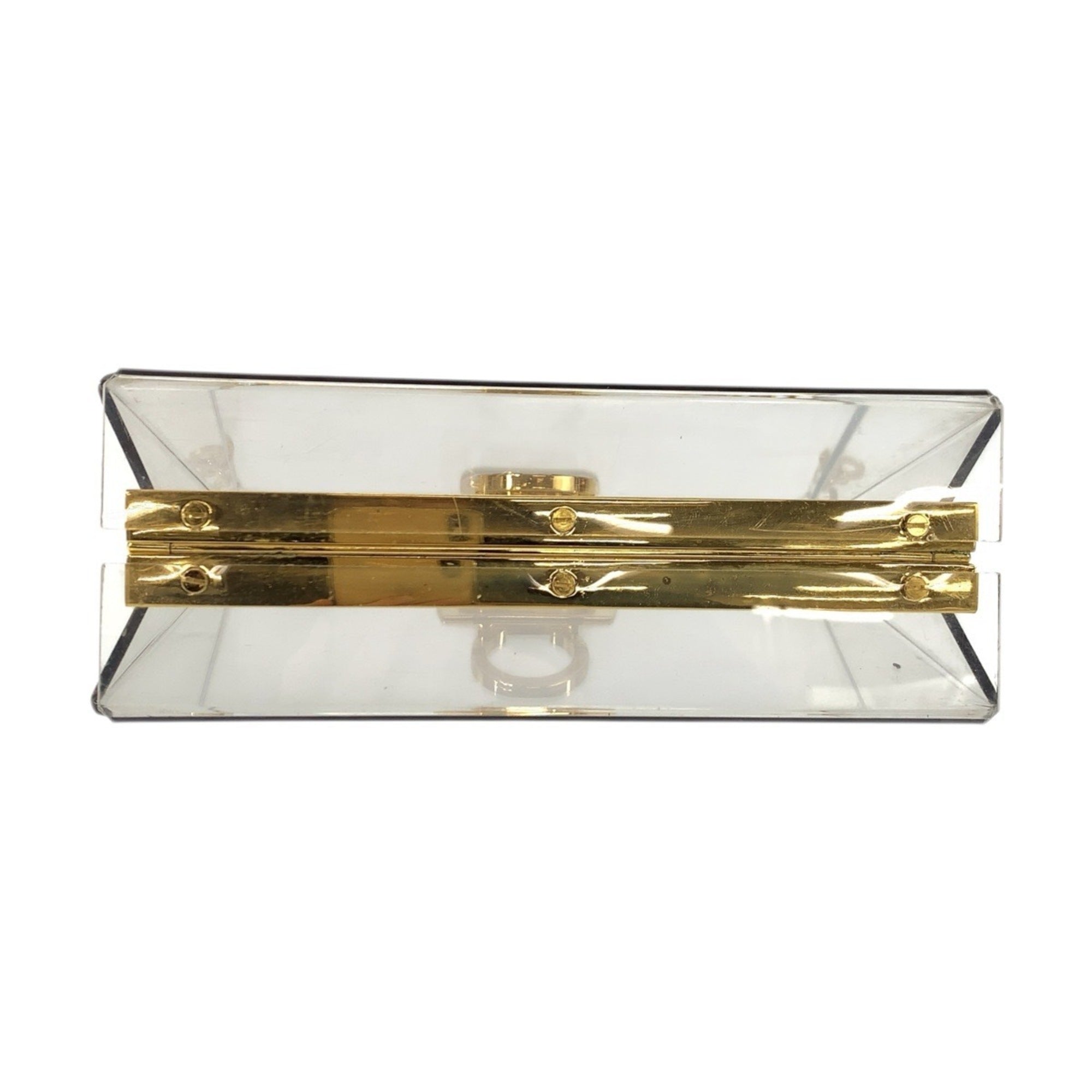 Salvatore Ferragamo Clear Plastic Shoulder Bag (Pre-Owned)