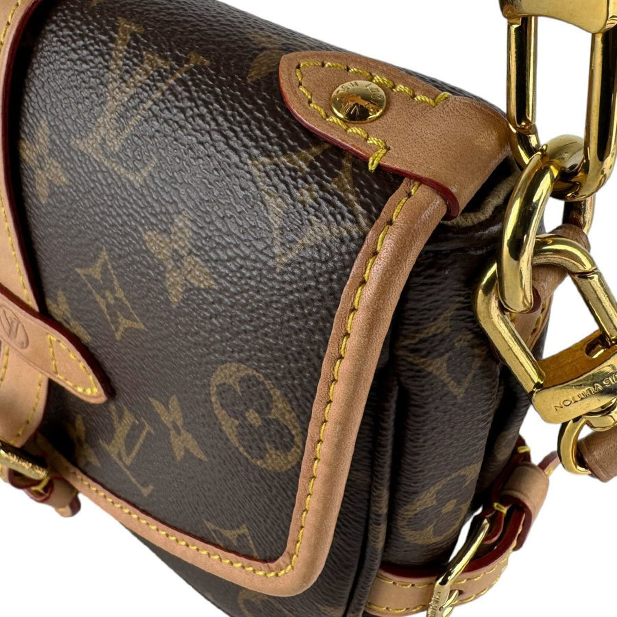 Louis Vuitton Brown Monogram Monogram Handbag Shoulder Bag (Pre-Owned)