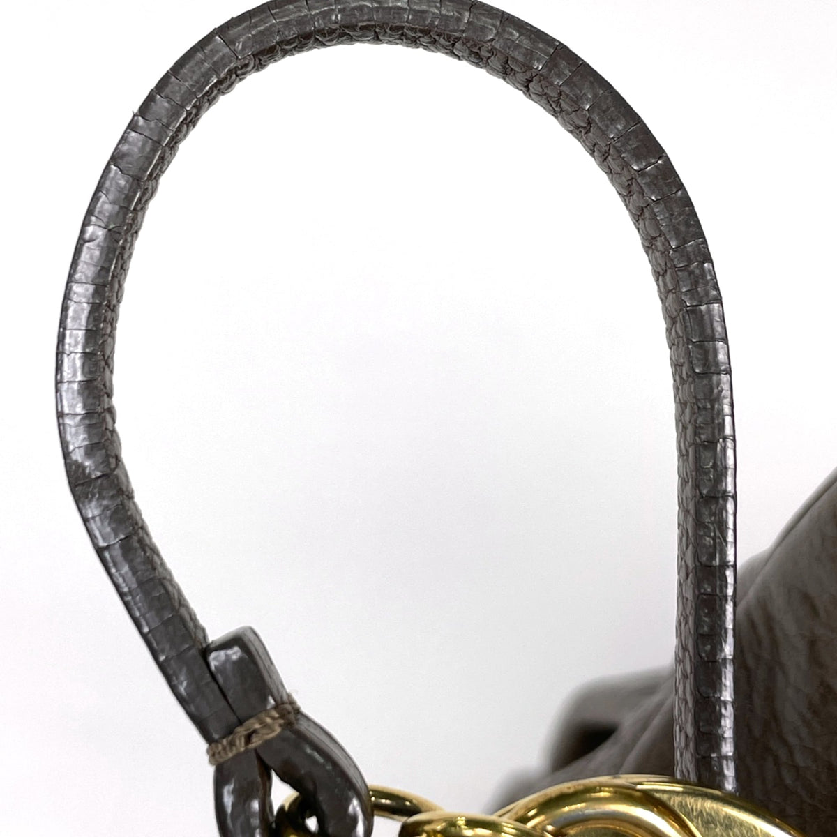 Louis Vuitton Earth Monogram Empreinte Handbag (Pre-Owned)